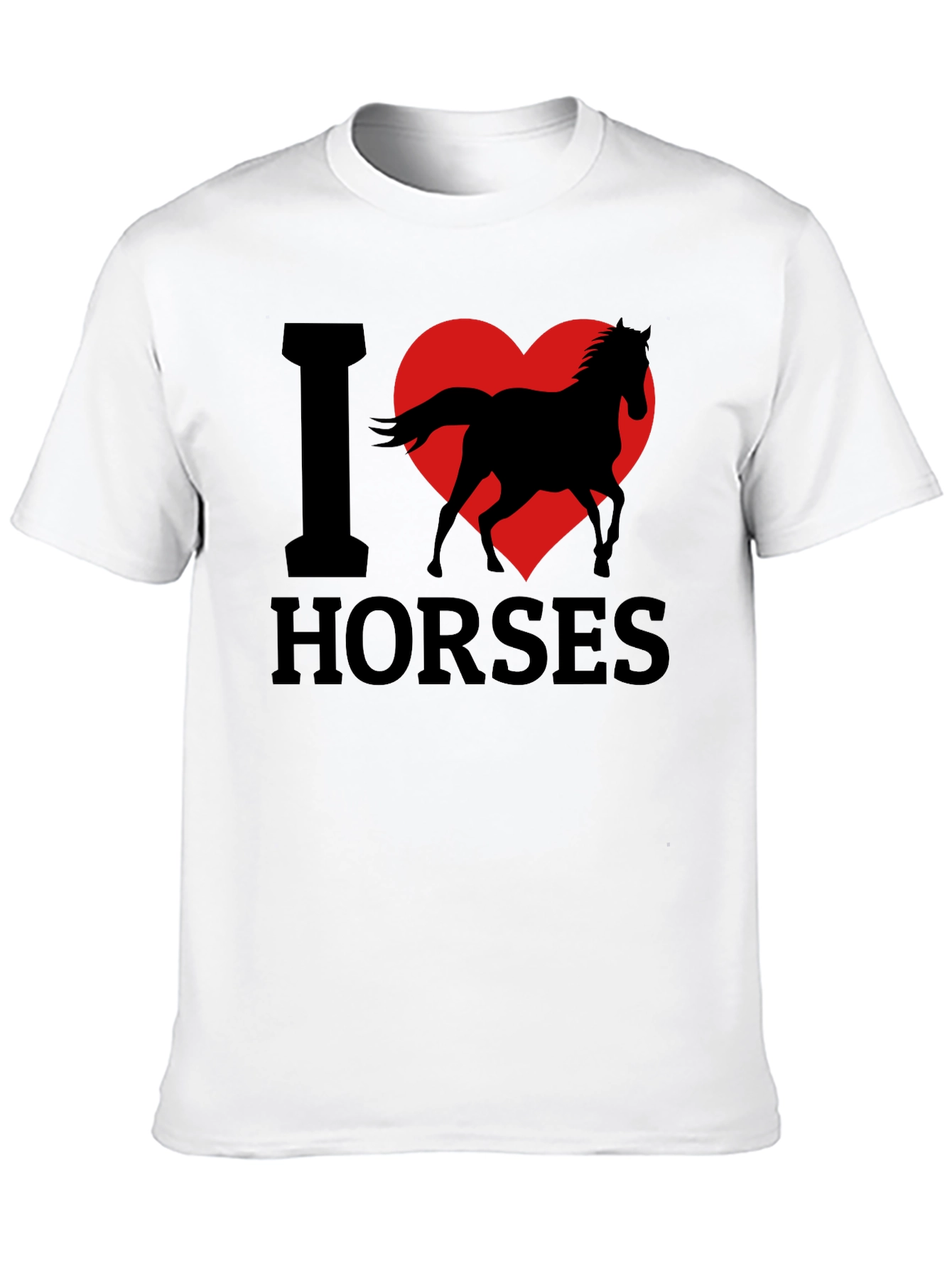 I Love Horses T-Shirt - Graphic Tee