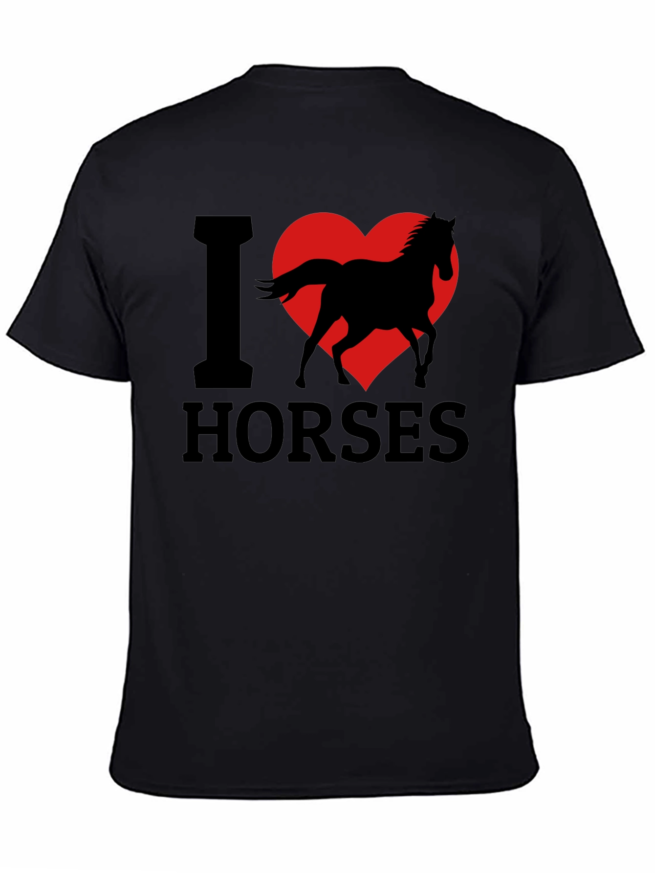 I Love Horses T-Shirt - Graphic Tee