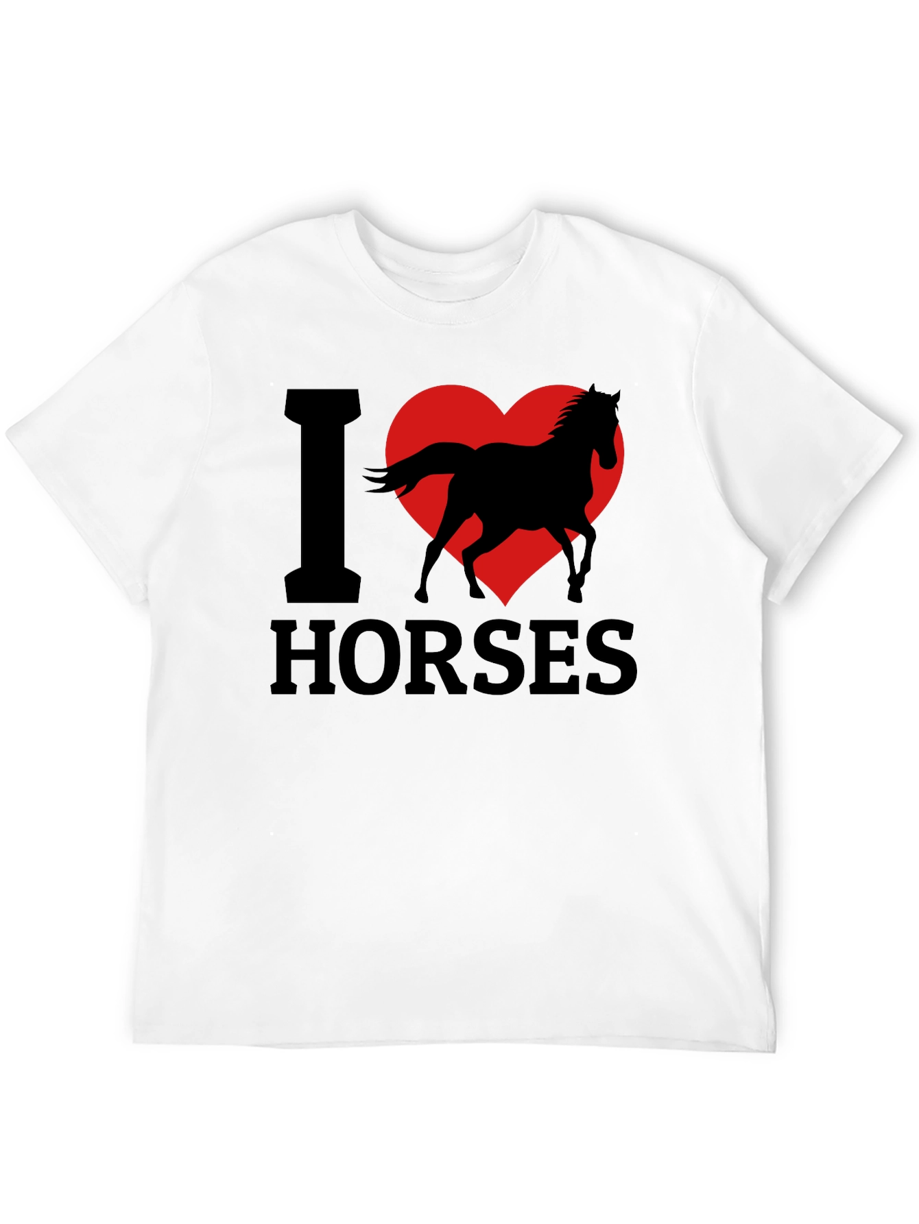 I Love Horses T-Shirt - Graphic Tee