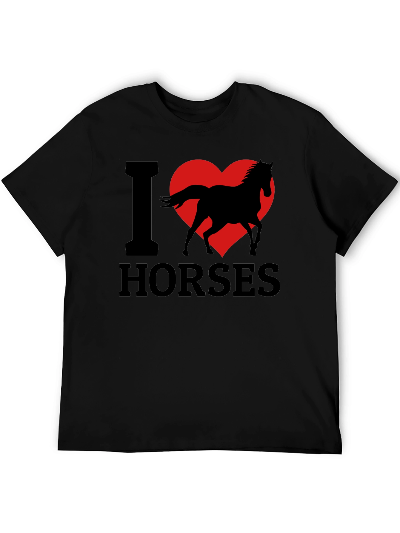 I Love Horses T-Shirt - Graphic Tee