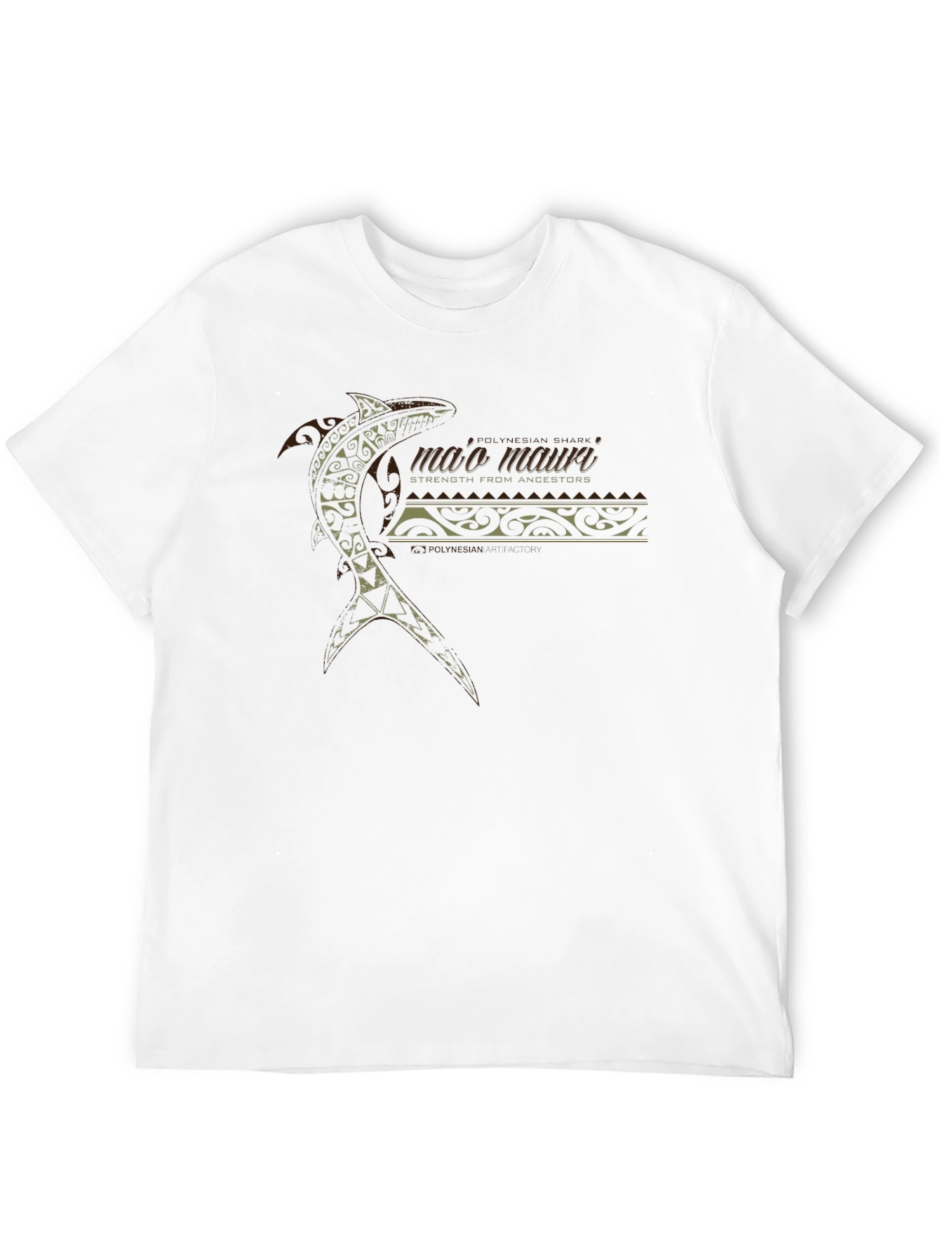 Tribal Marlin Black T-Shirt - Māo Mauri