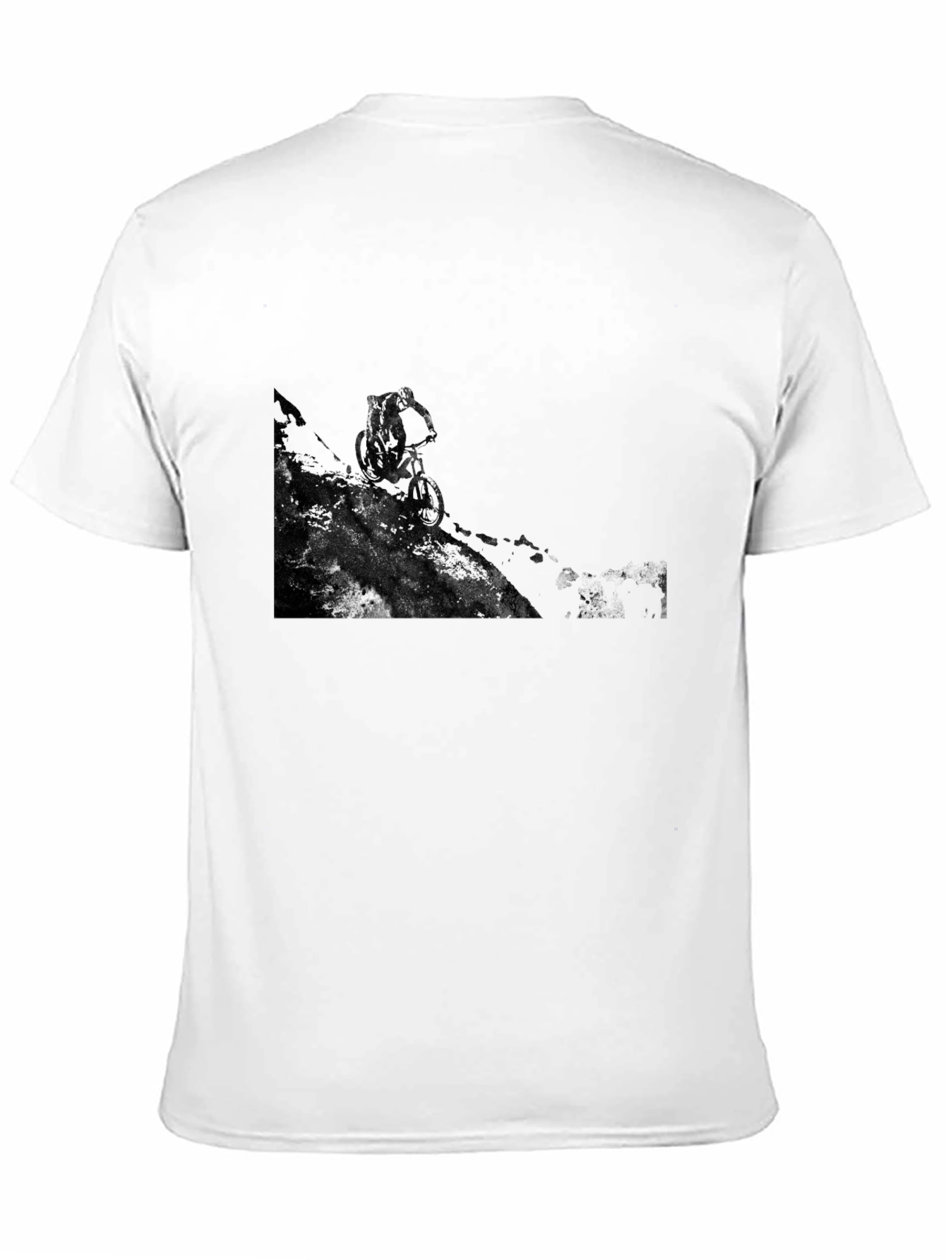 Abstract Black Graphic Tee - Modern Style