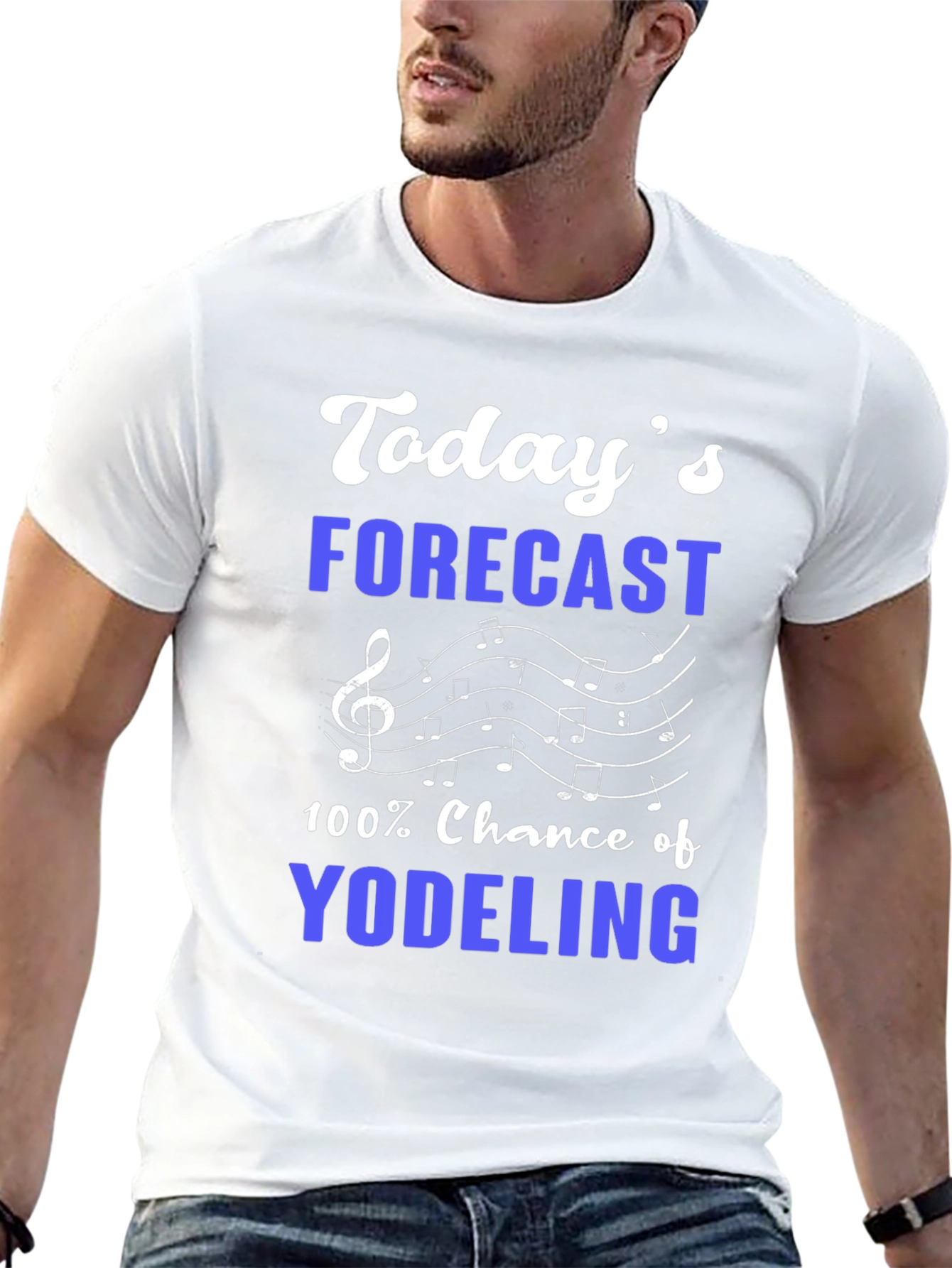 Yodeling Forecast T-Shirt - Music Lover Tee