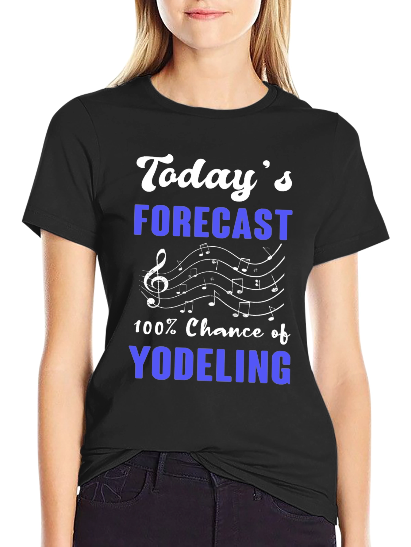 Yodeling Forecast T-Shirt - Music Lover Tee