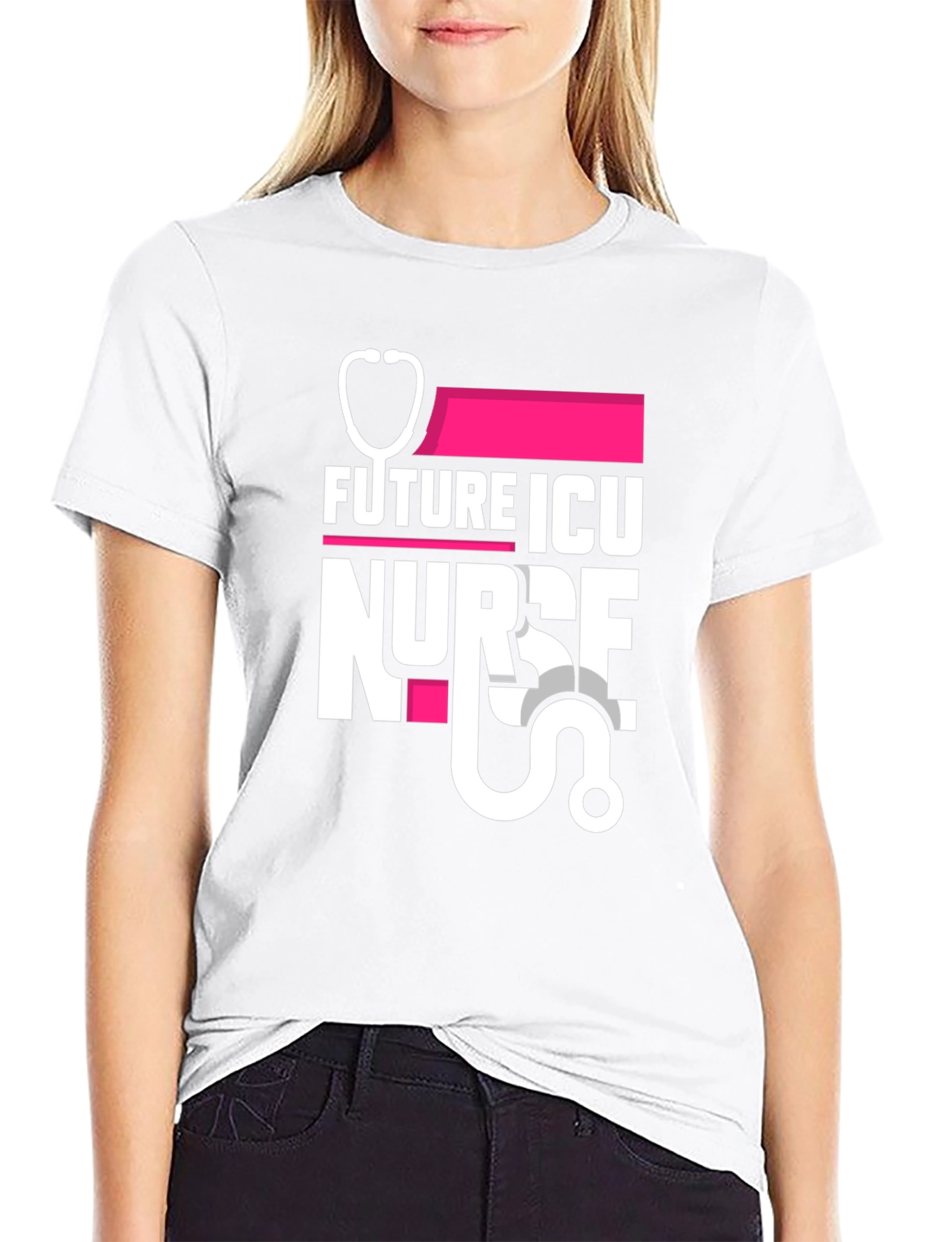 Future ICU Nurse Black T-Shirt