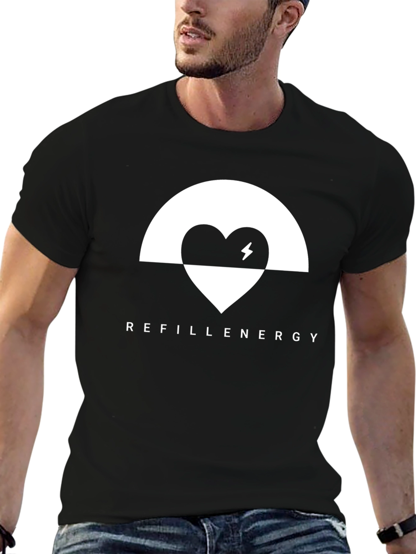 Refill Energy Graphic Tee - Black