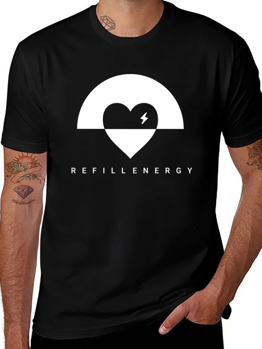 Refill Energy Graphic Tee - Black