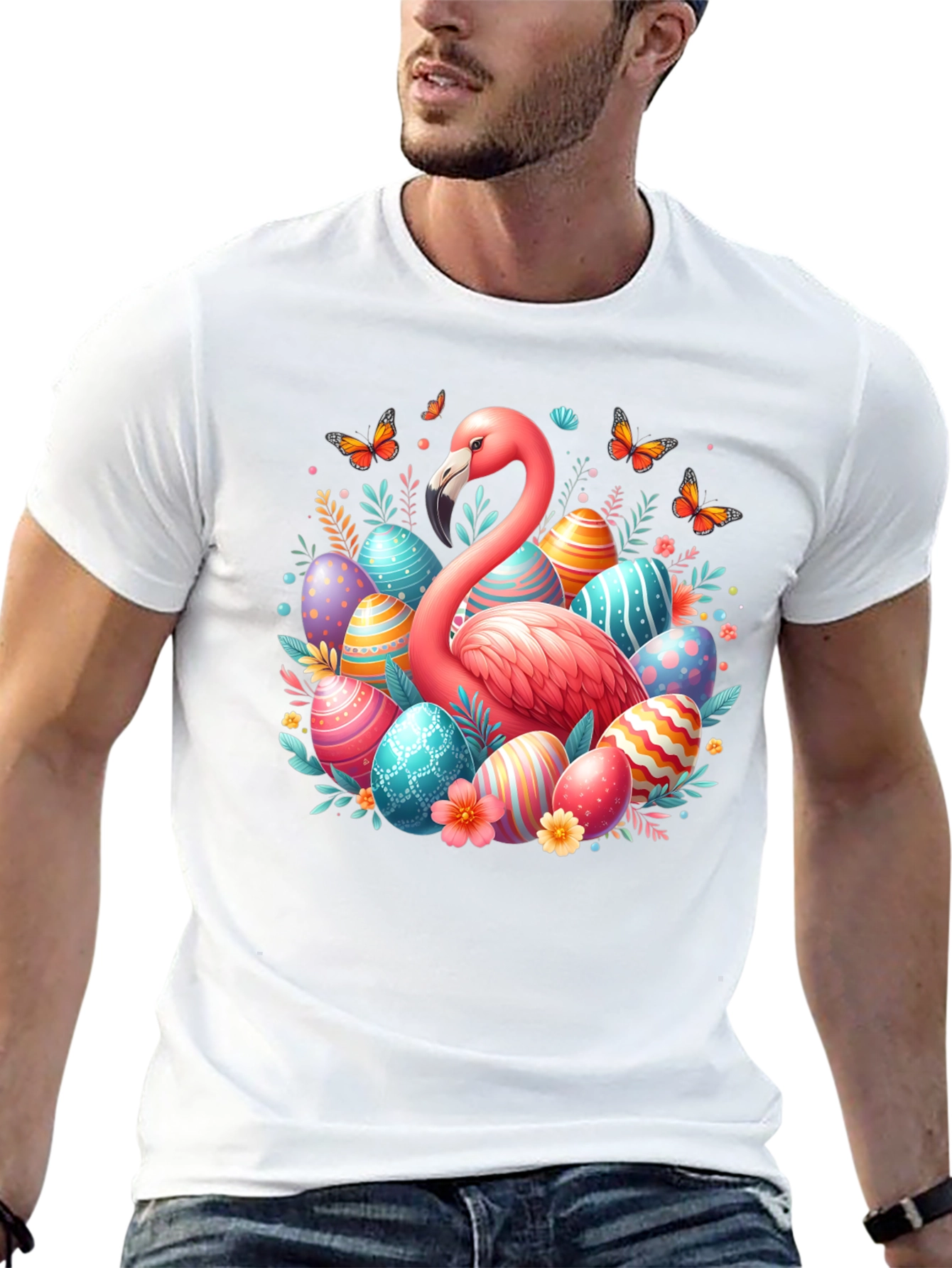 Easter Flamingo T-Shirt