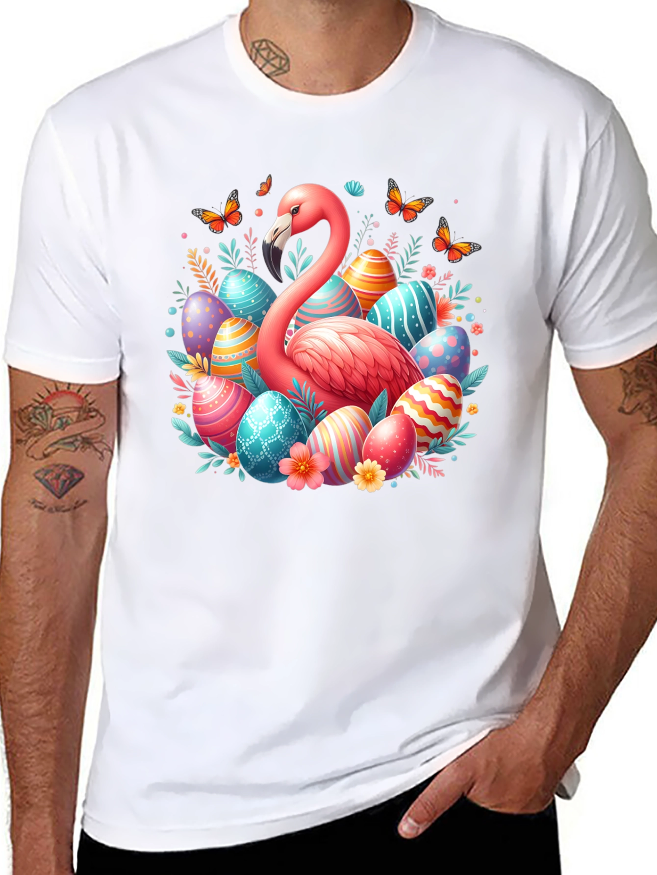 Easter Flamingo T-Shirt