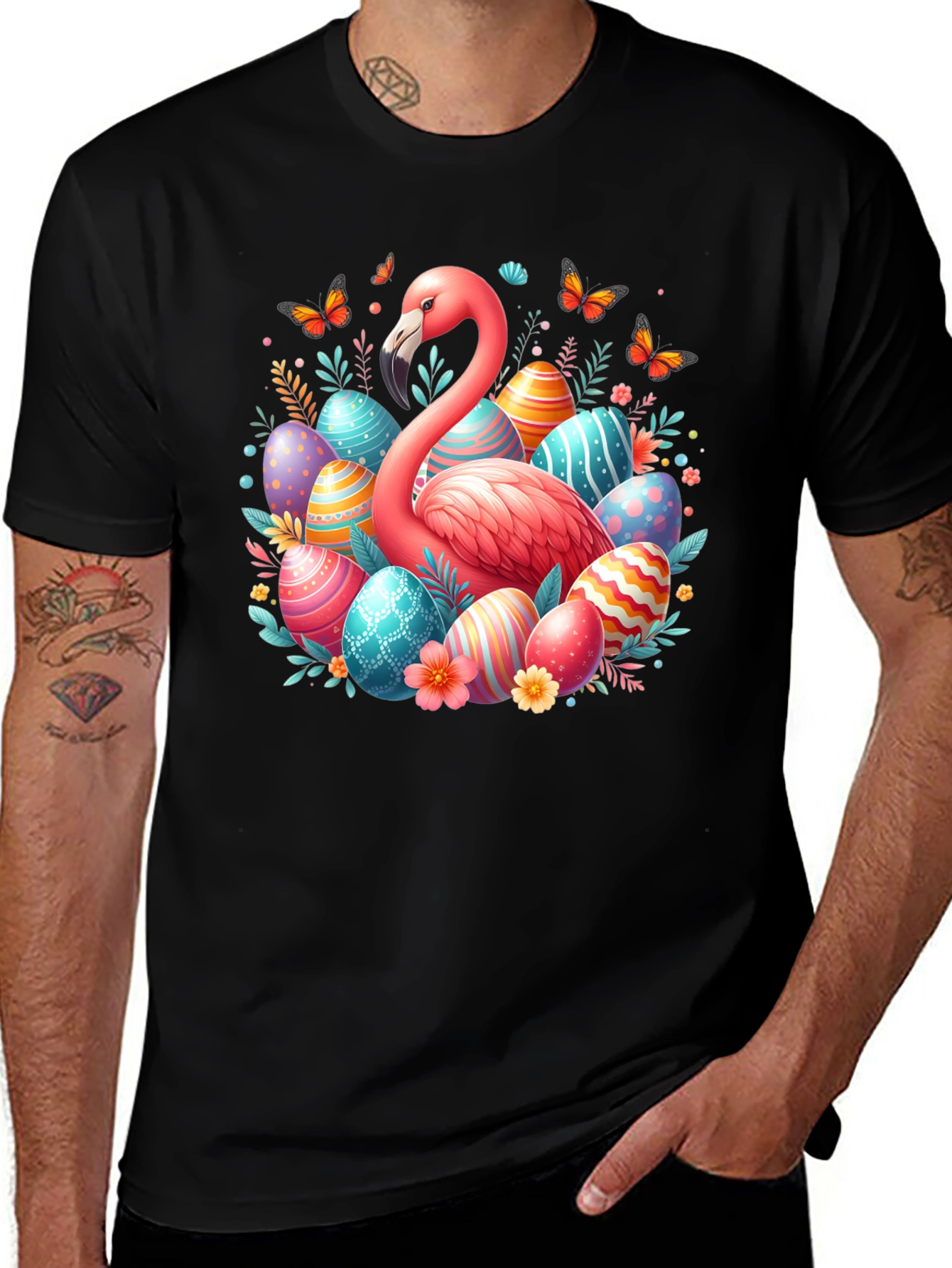 Easter Flamingo T-Shirt