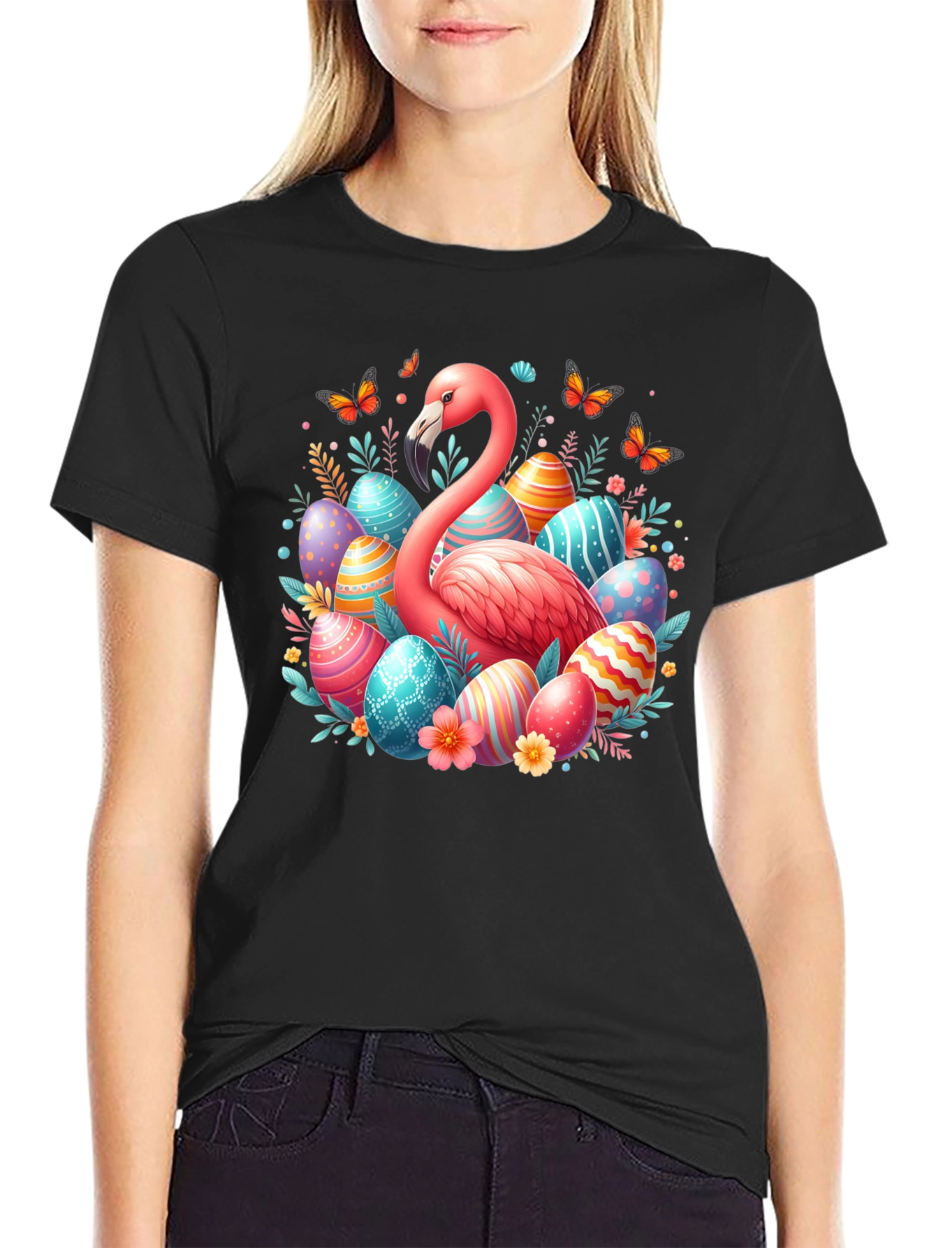 Easter Flamingo T-Shirt