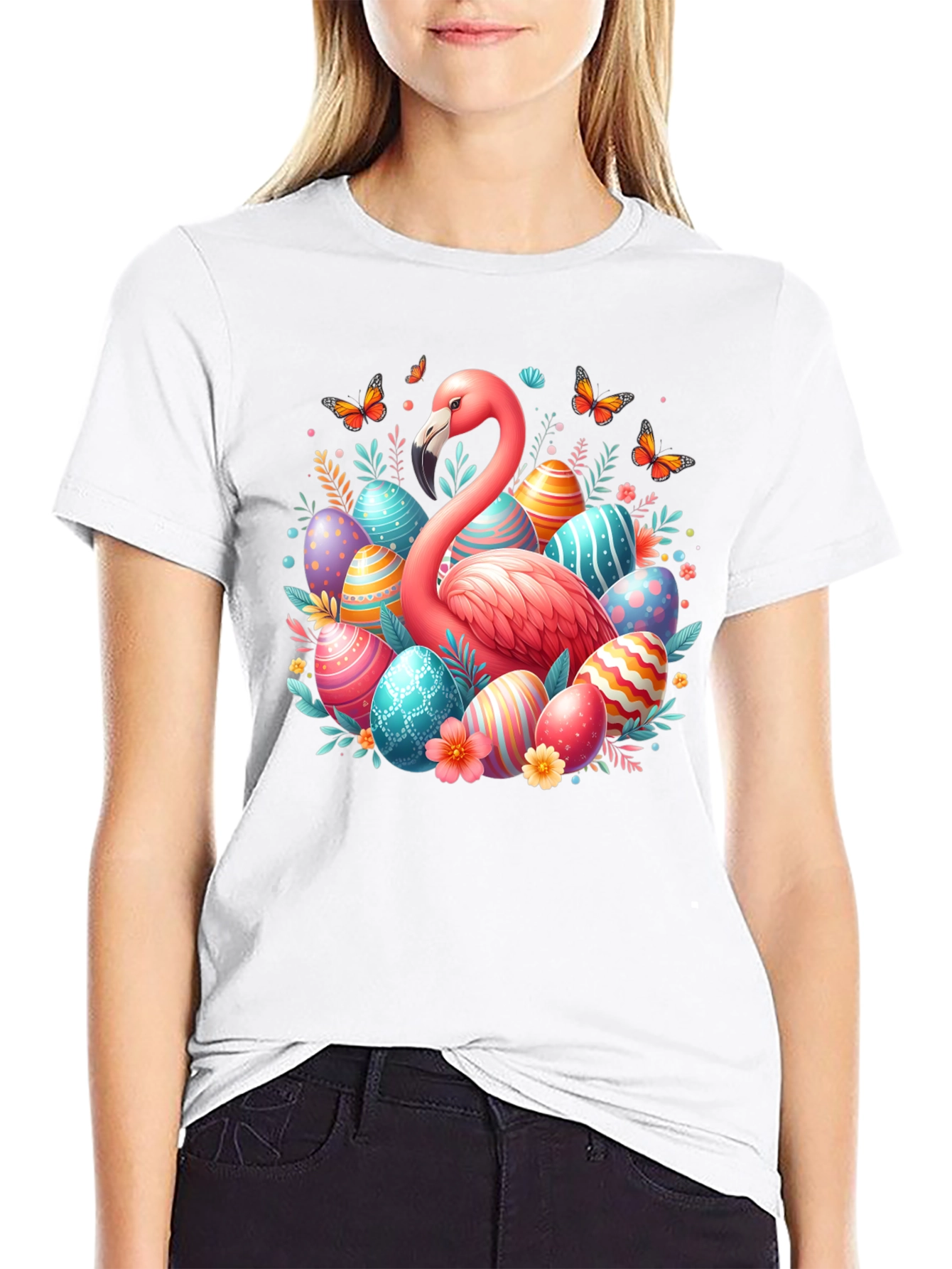 Easter Flamingo T-Shirt