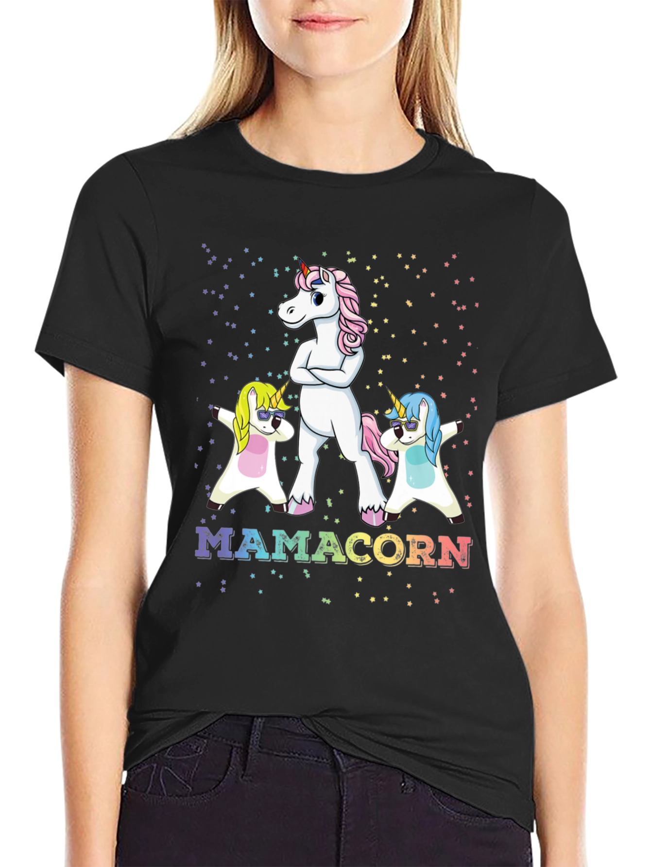 Mamacorn T-Shirt: Unicorn Family Fun