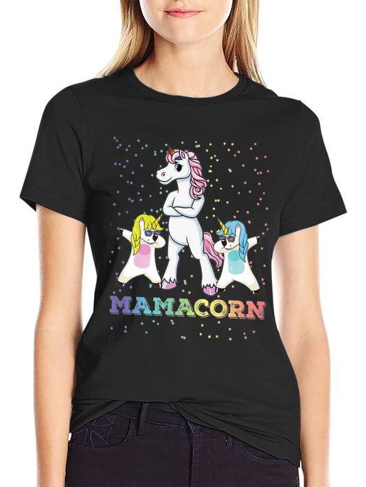 Mamacorn T-Shirt: Unicorn Family Fun