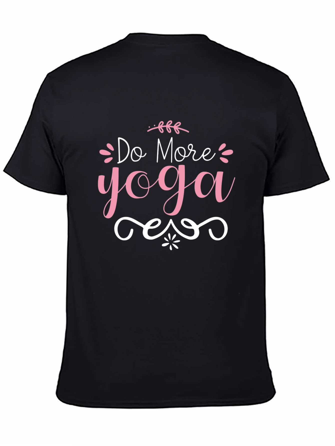 Do More Yoga Black Graphic Tee
