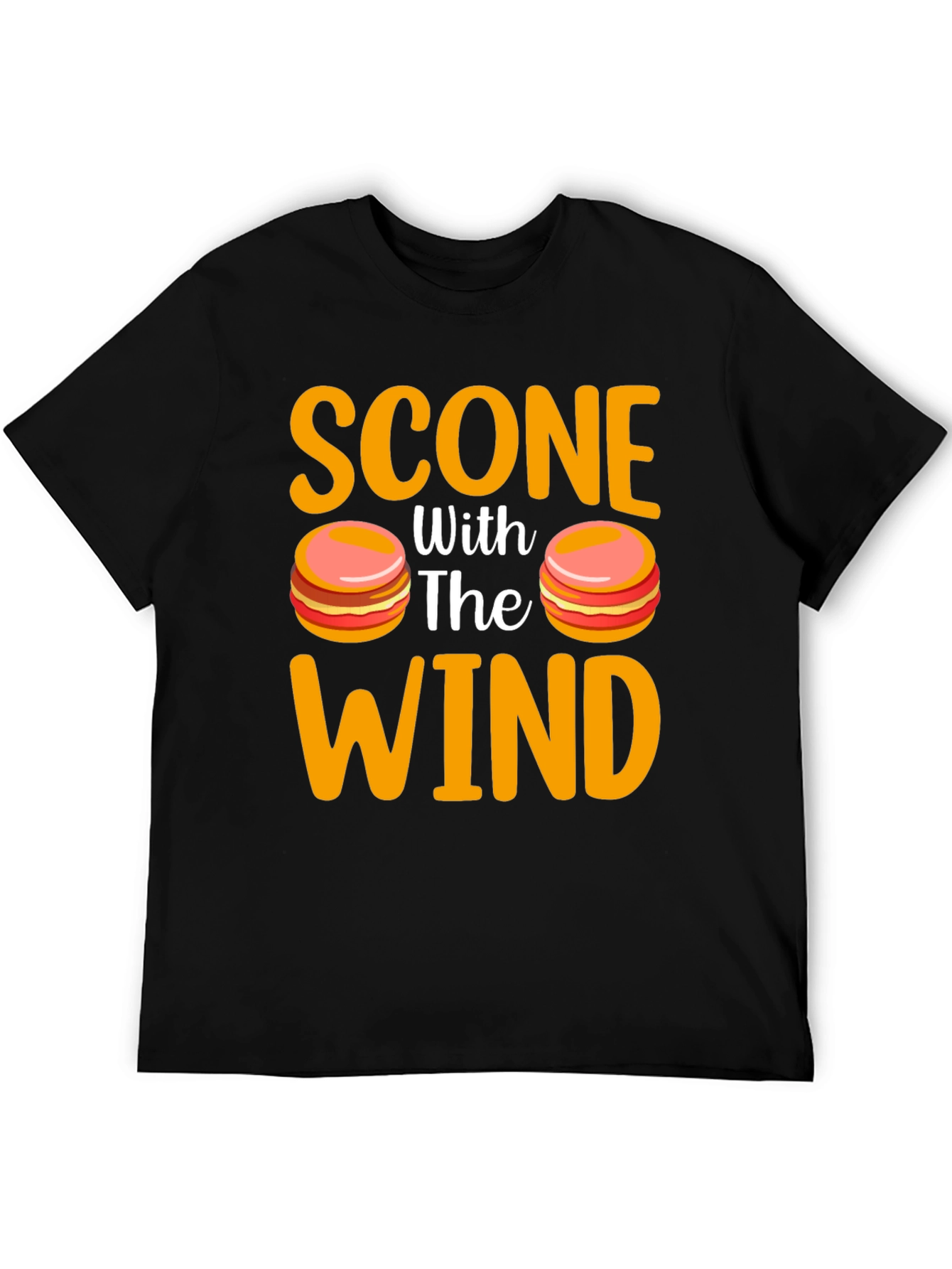 Scone With the Wind T-Shirt - Funny Macaron Tee