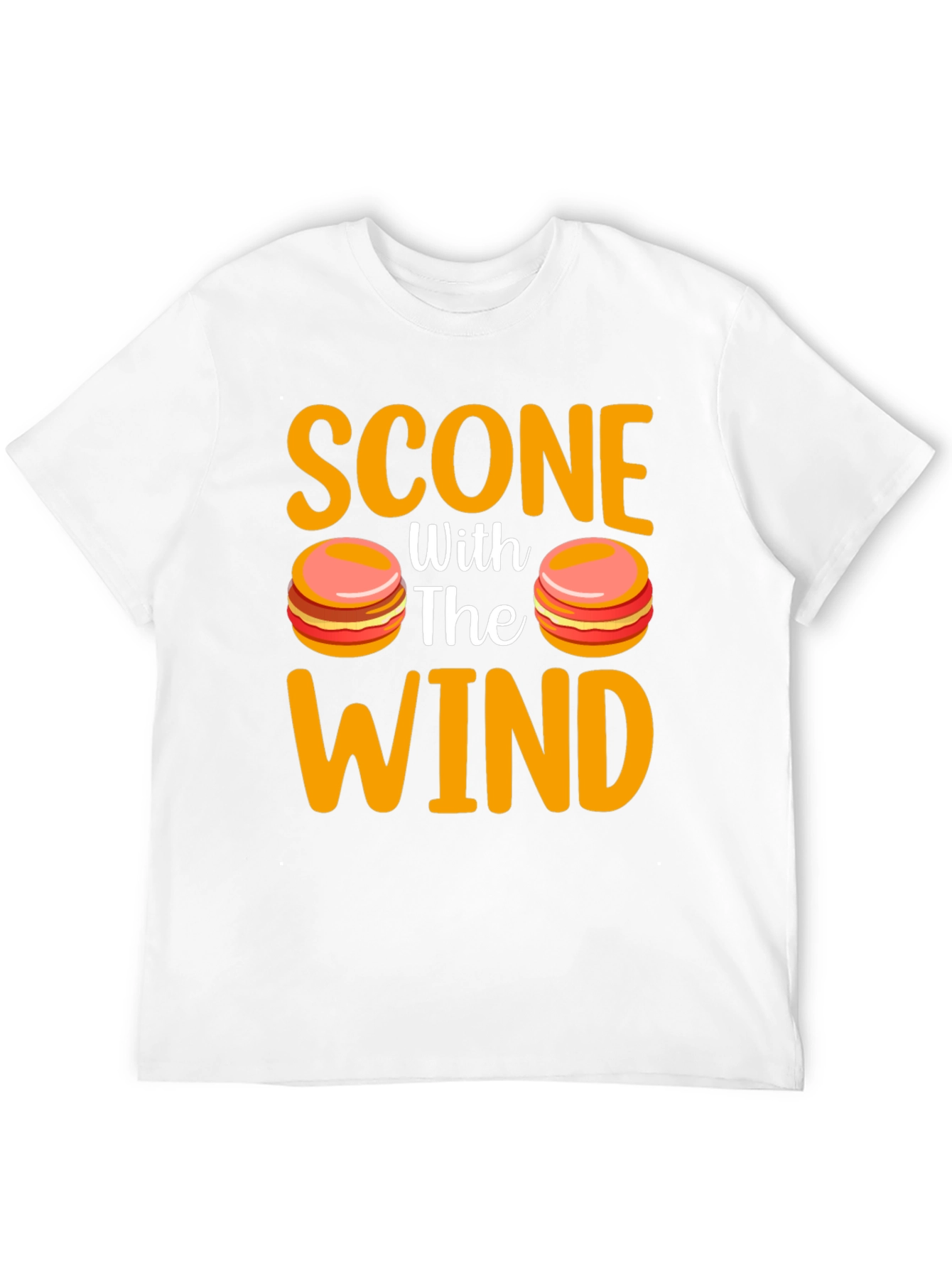 Scone With the Wind T-Shirt - Funny Macaron Tee