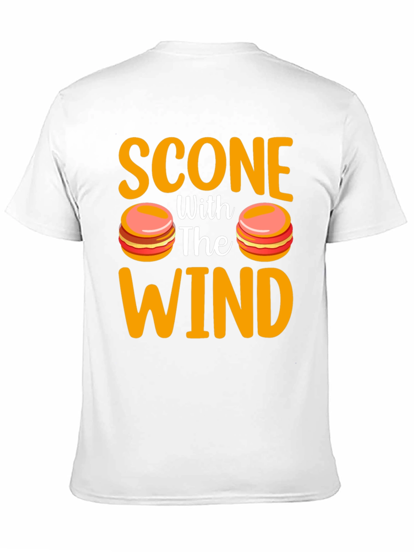 Scone With the Wind T-Shirt - Funny Macaron Tee