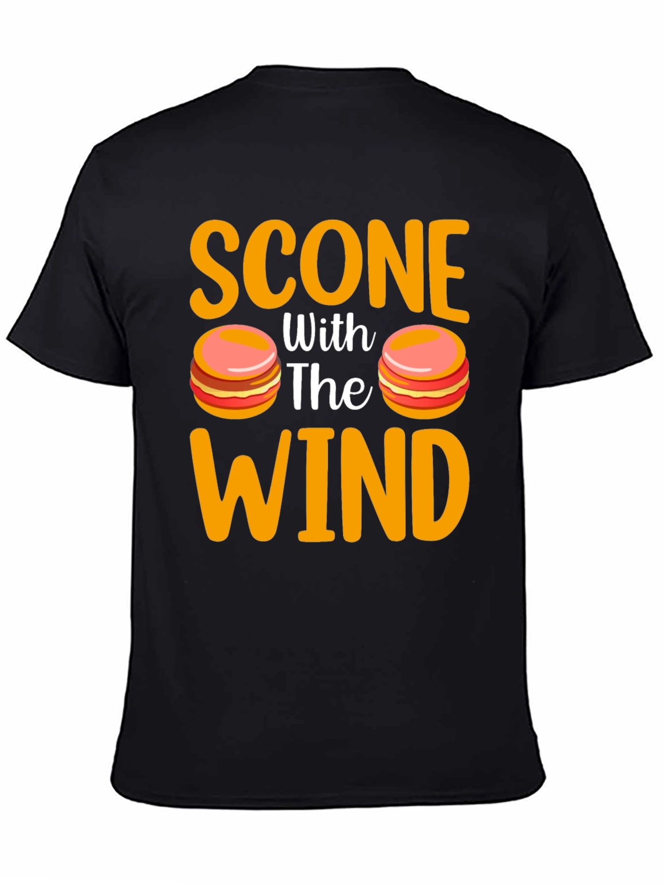 Scone With the Wind T-Shirt - Funny Macaron Tee