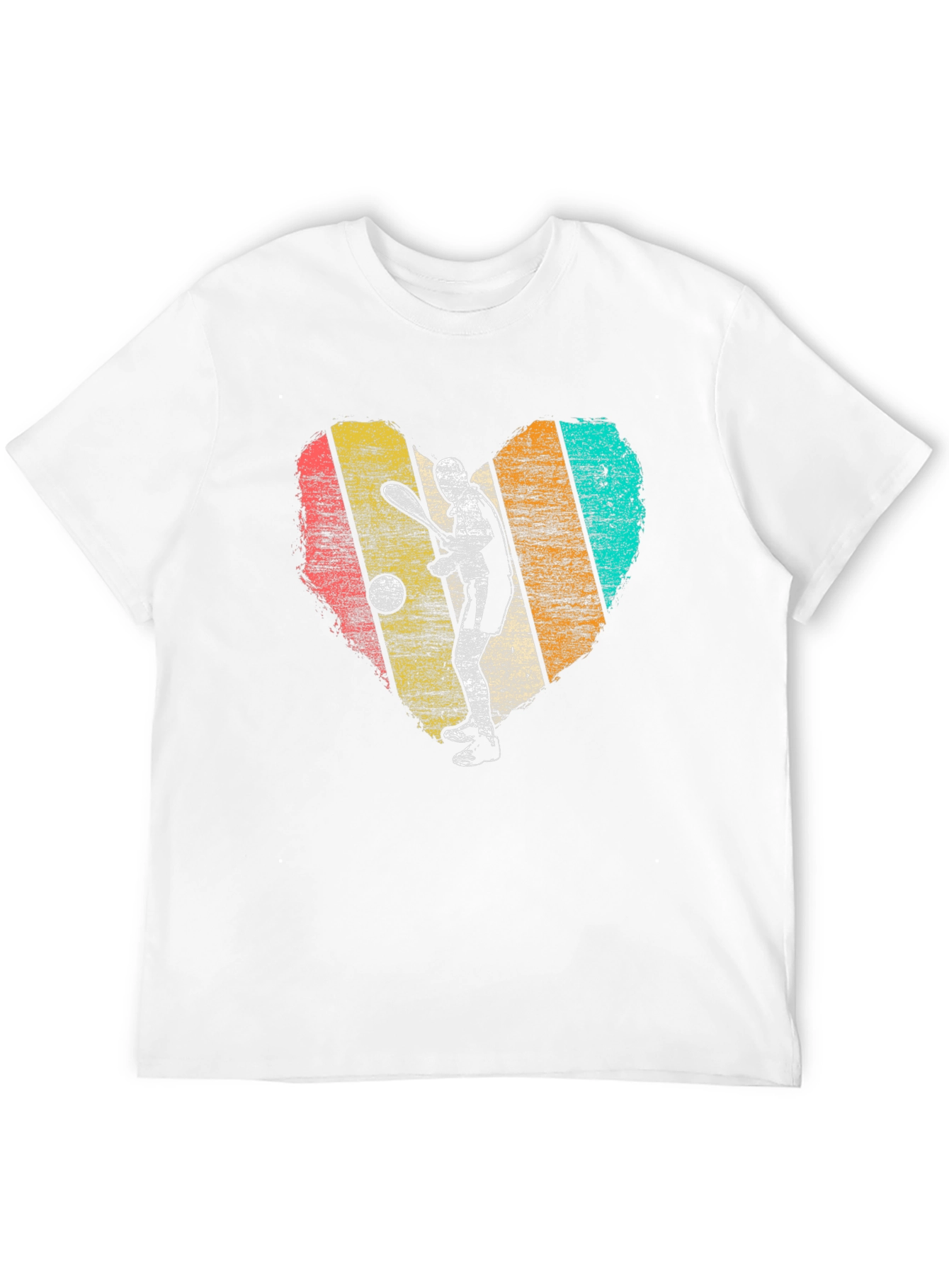 Pickleball Heart Graphic T-Shirt