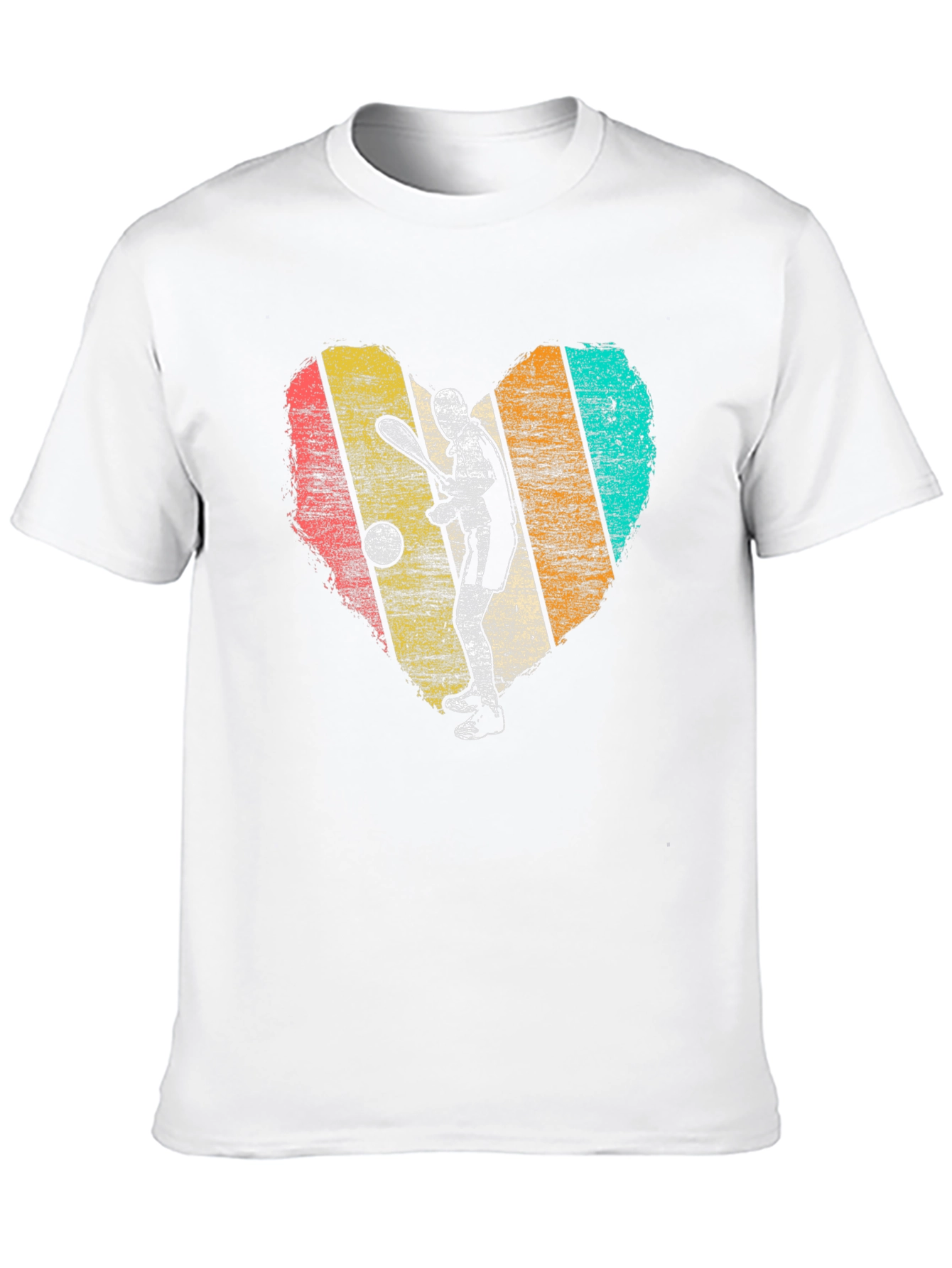 Pickleball Heart Graphic T-Shirt