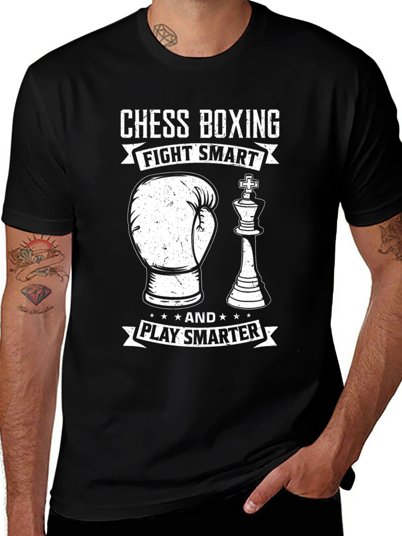 Chess Boxing T-Shirt - Fight Smart Play Smarter