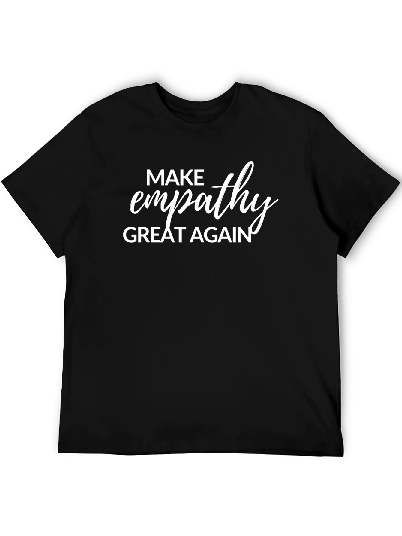 Empathy Great Again Graphic Tee - Black