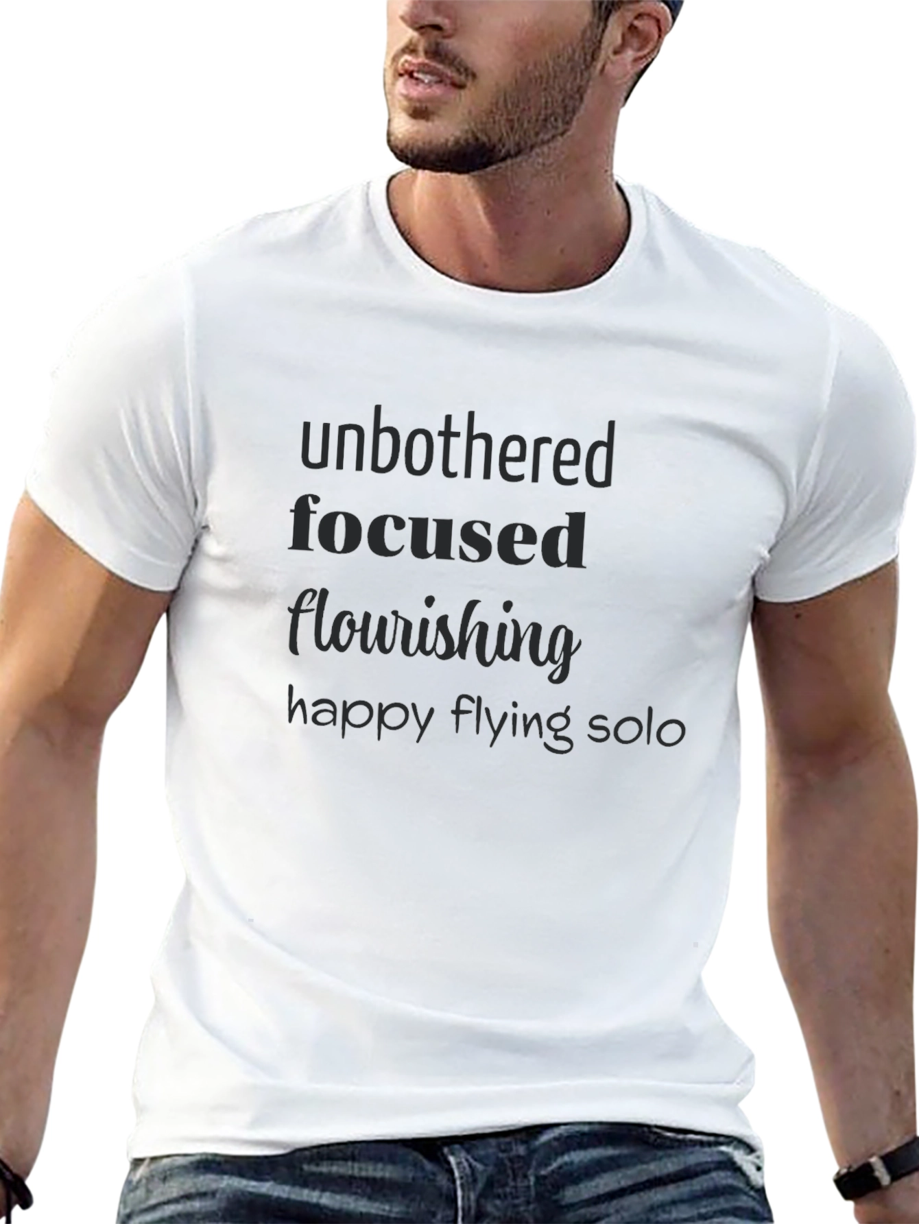 Unbothered Focused T-Shirt: Inspiring Daily Affirmation