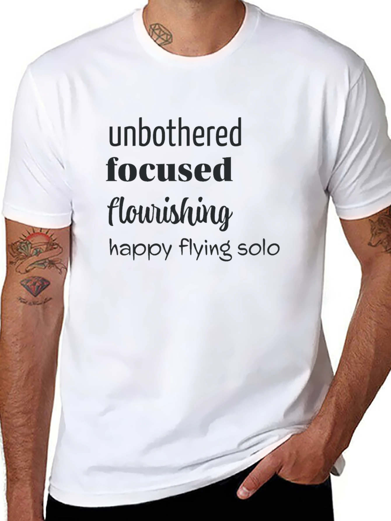 Unbothered Focused T-Shirt: Inspiring Daily Affirmation