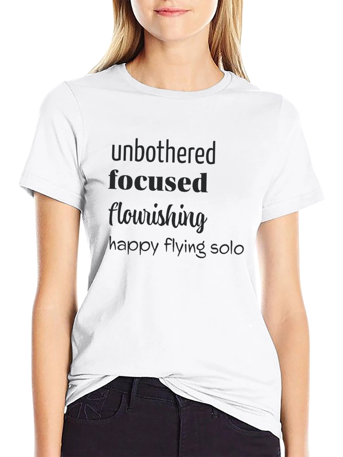 Unbothered Focused T-Shirt: Inspiring Daily Affirmation