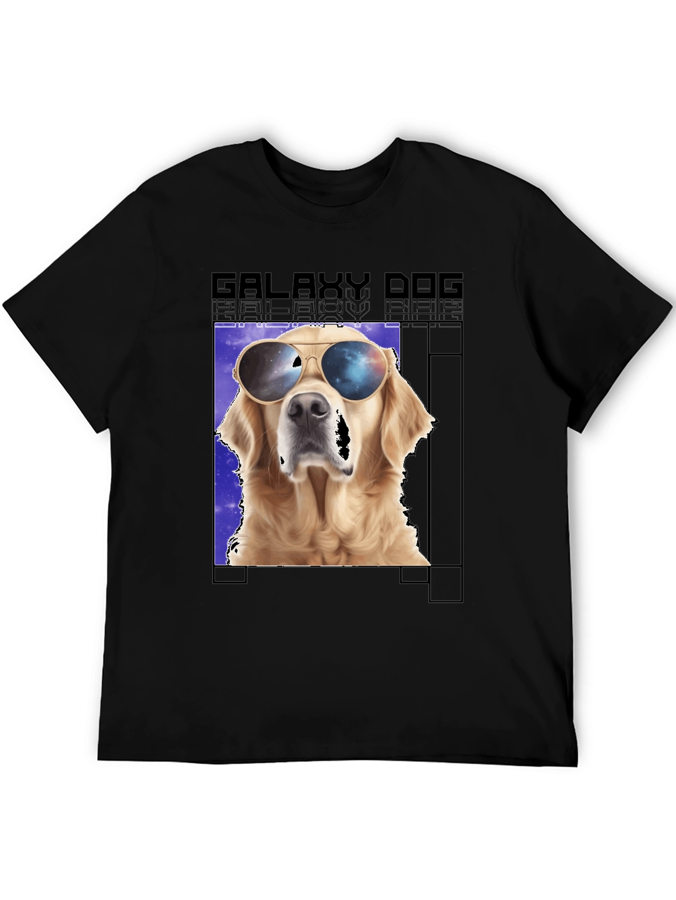 Galaxy Dog Graphic T-Shirt Cool Pet Tee