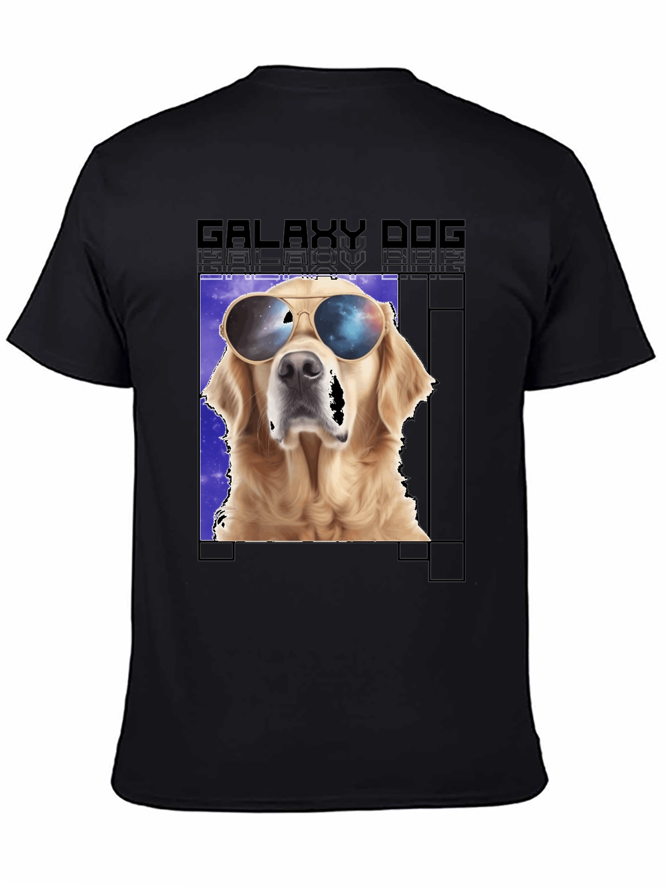 Galaxy Dog Graphic T-Shirt Cool Pet Tee