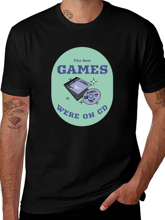 Retro Gaming T-Shirt - The Best Games Were On CD