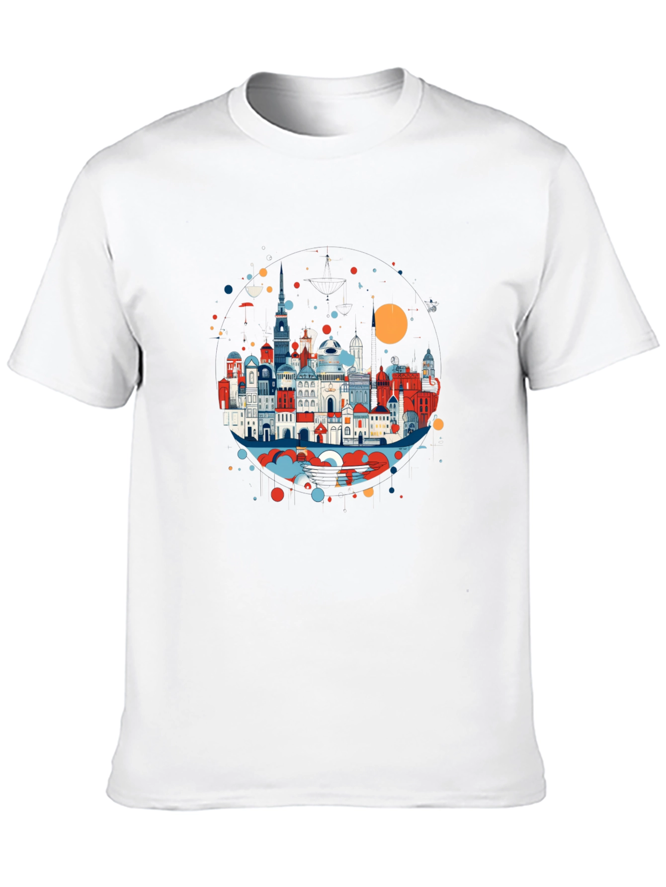 Cityscape Graphic Tee - Urban Style