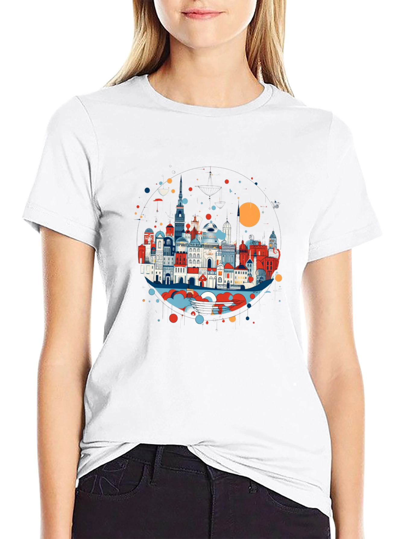 Cityscape Graphic Tee - Urban Style