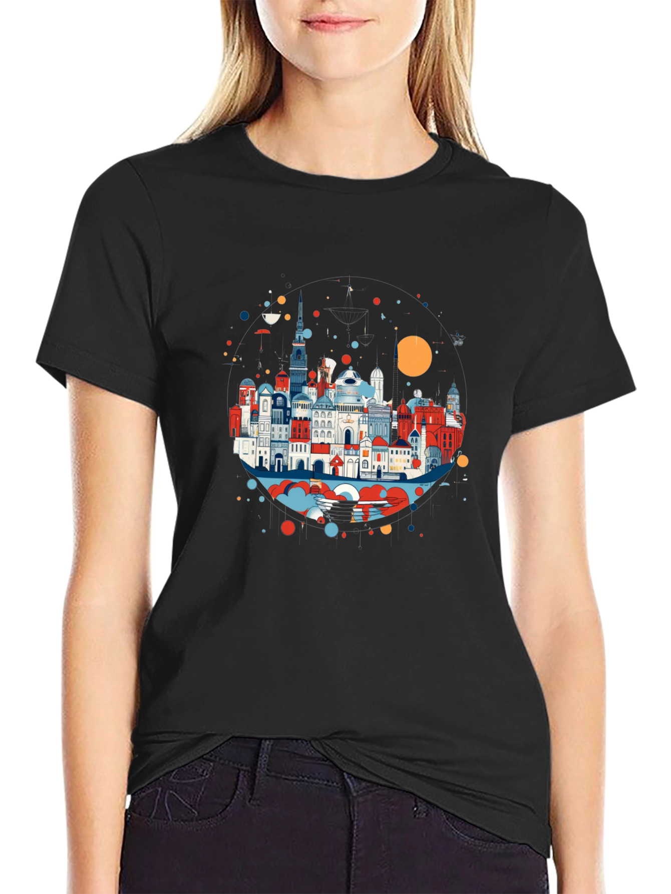 Cityscape Graphic Tee - Urban Style