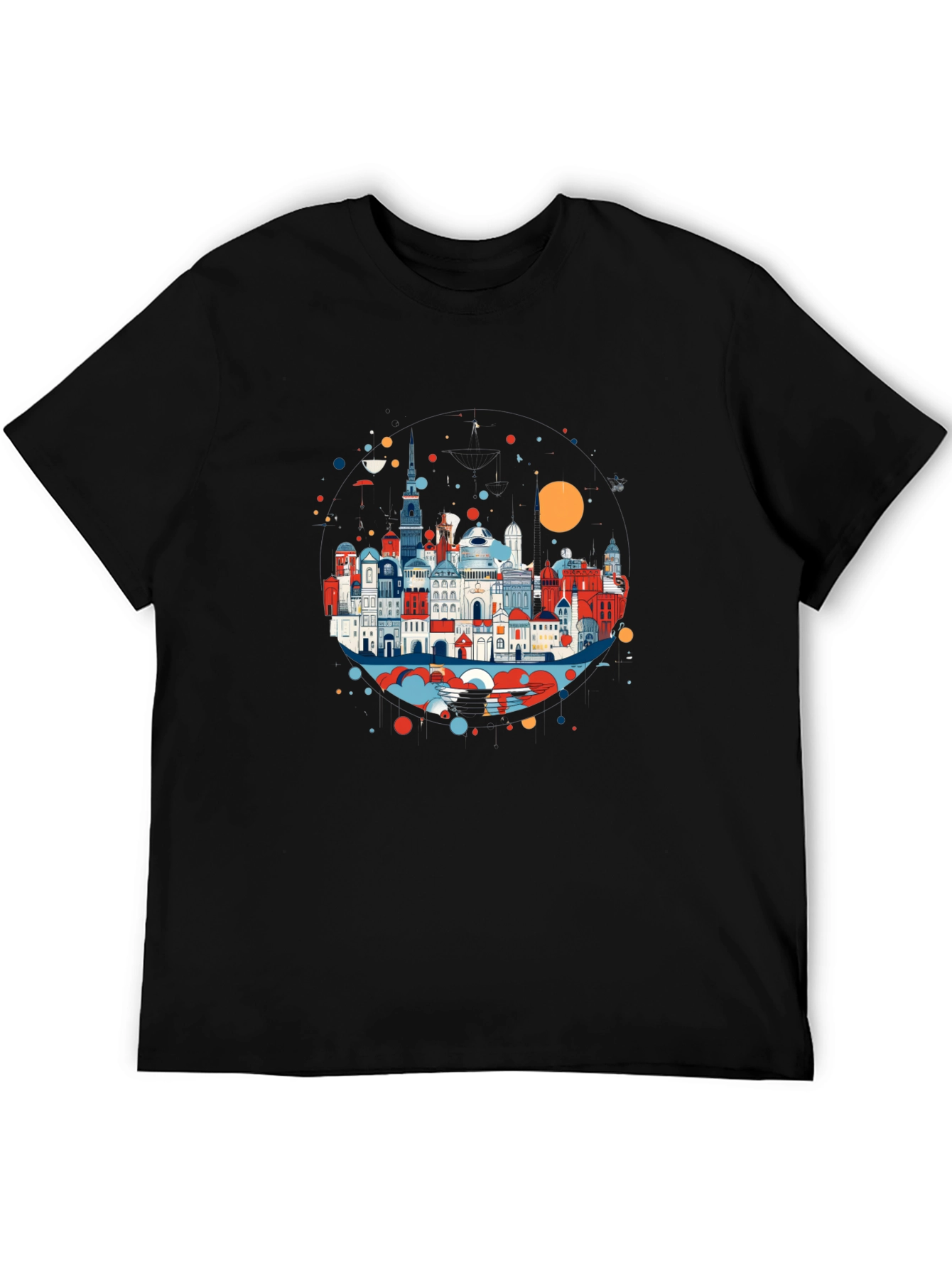 Cityscape Graphic Tee - Urban Style