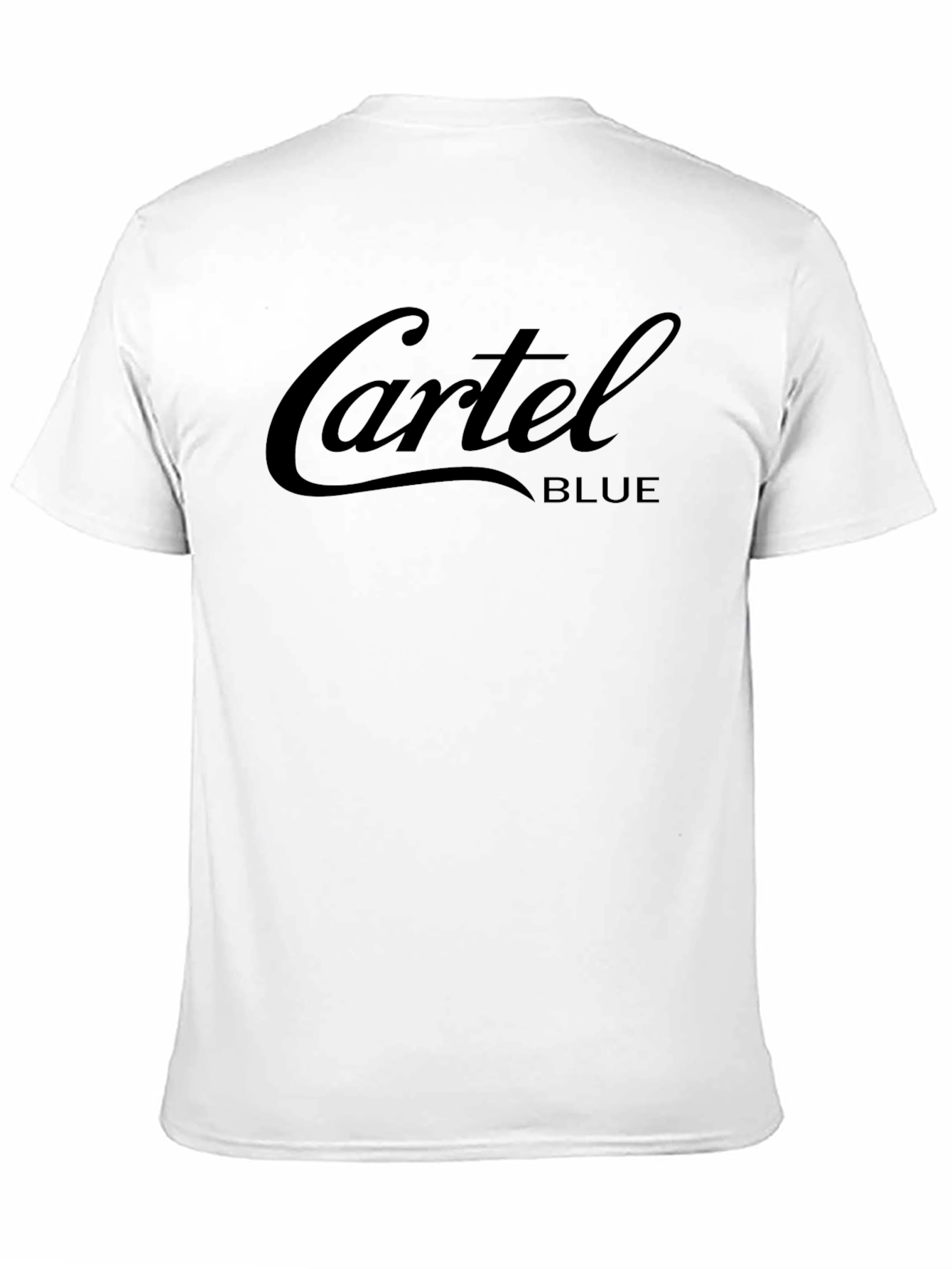 Cartel Blue Graphic Print Black T-Shirt