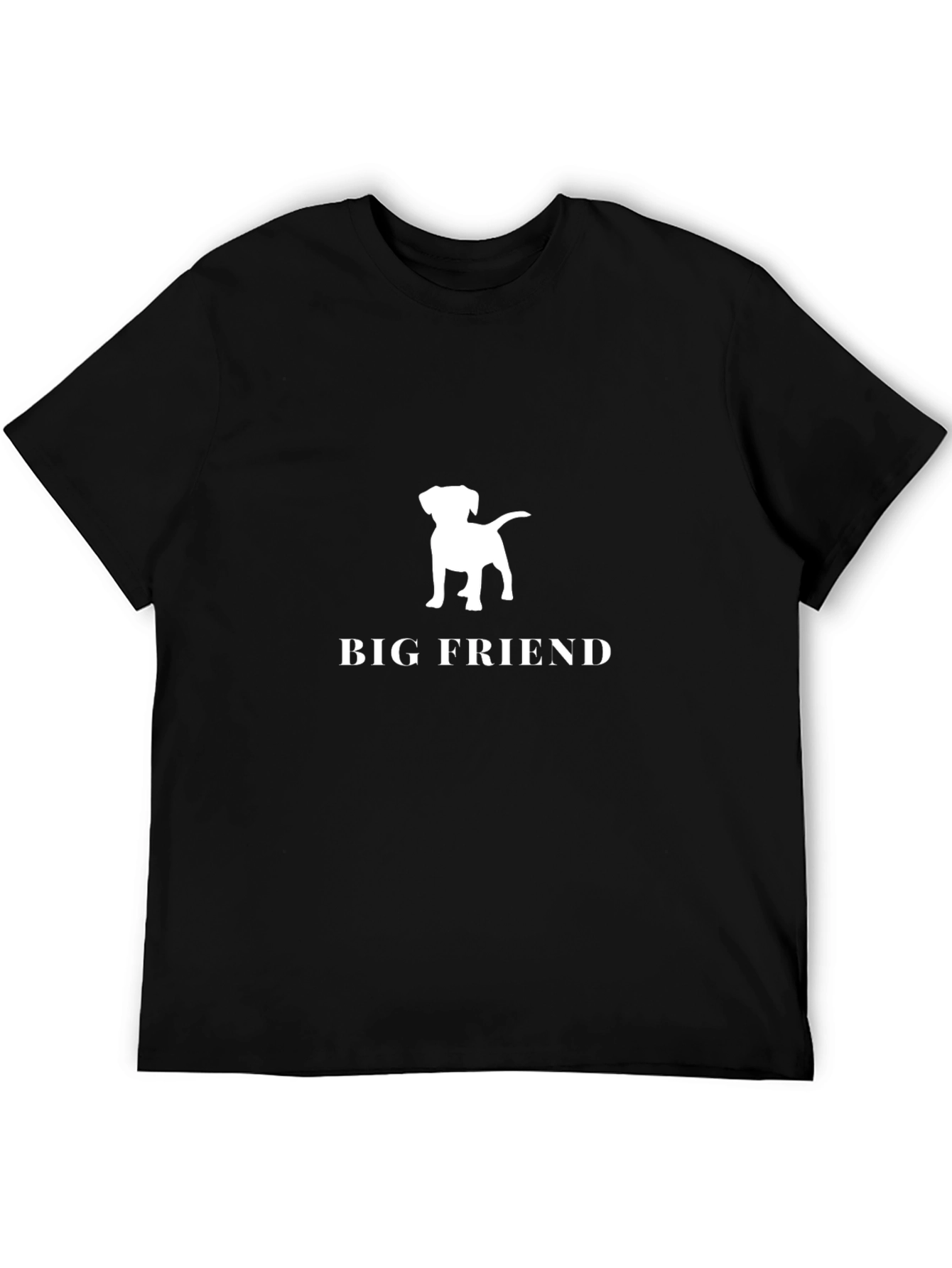 Big Friend Dog Graphic T-Shirt