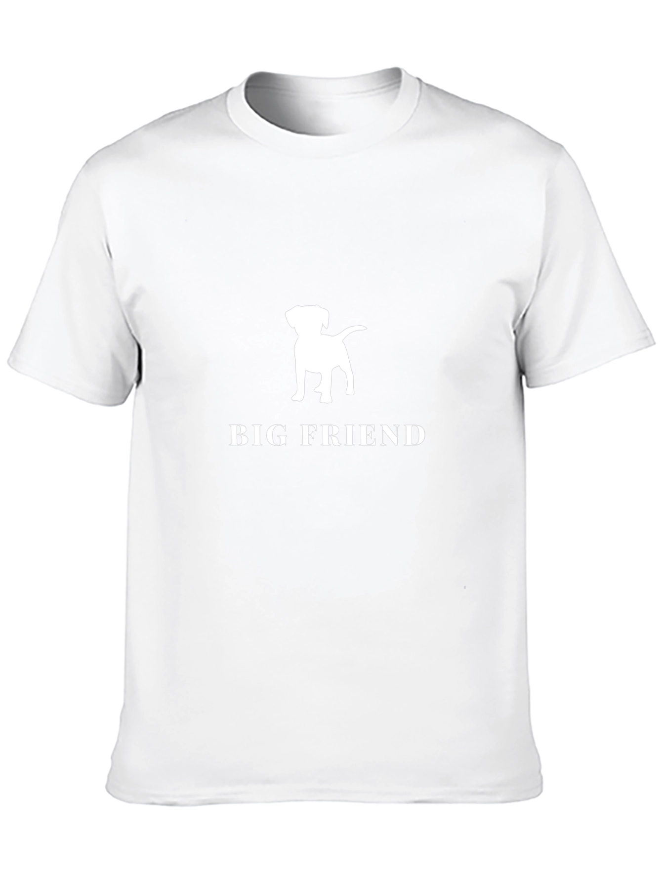 Big Friend Dog Graphic T-Shirt