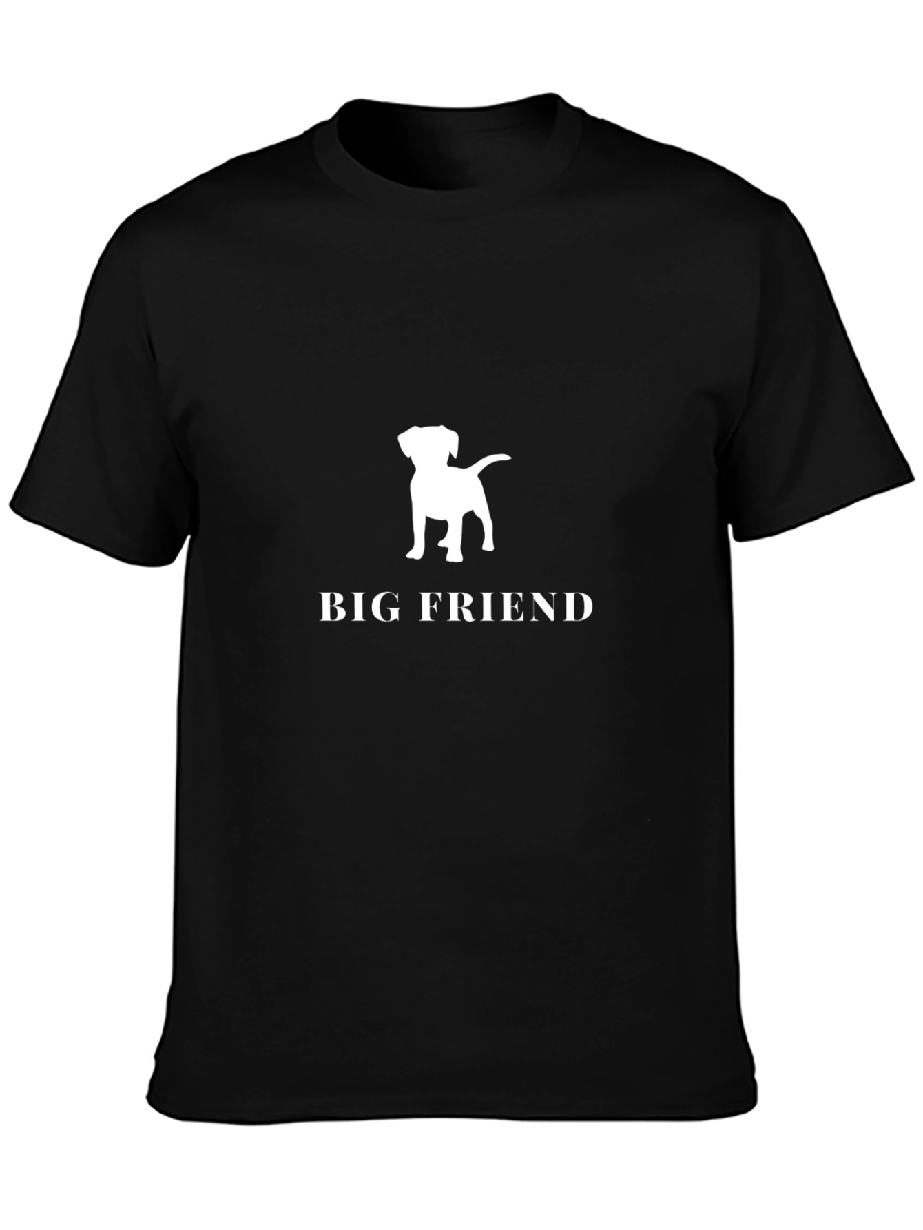 Big Friend Dog Graphic T-Shirt