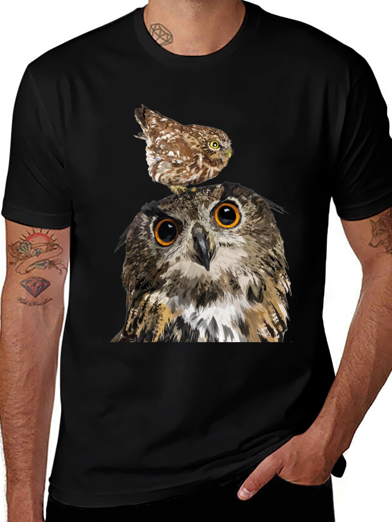 Owl T-Shirt: Double the Owls Double the Fun!