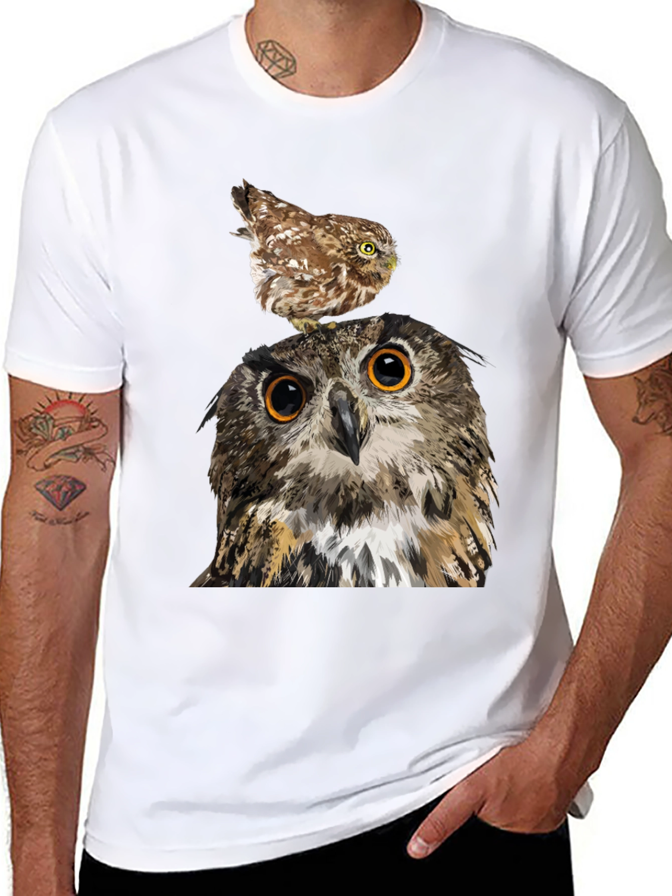 Owl T-Shirt: Double the Owls Double the Fun!