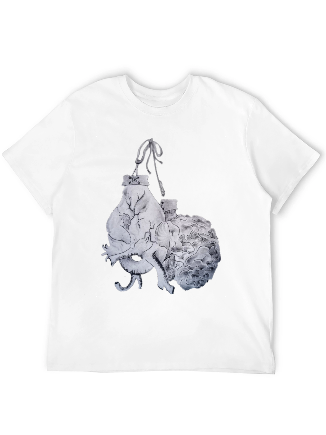 Heart and Brain Boxing T-Shirt - Black Graphic Tee