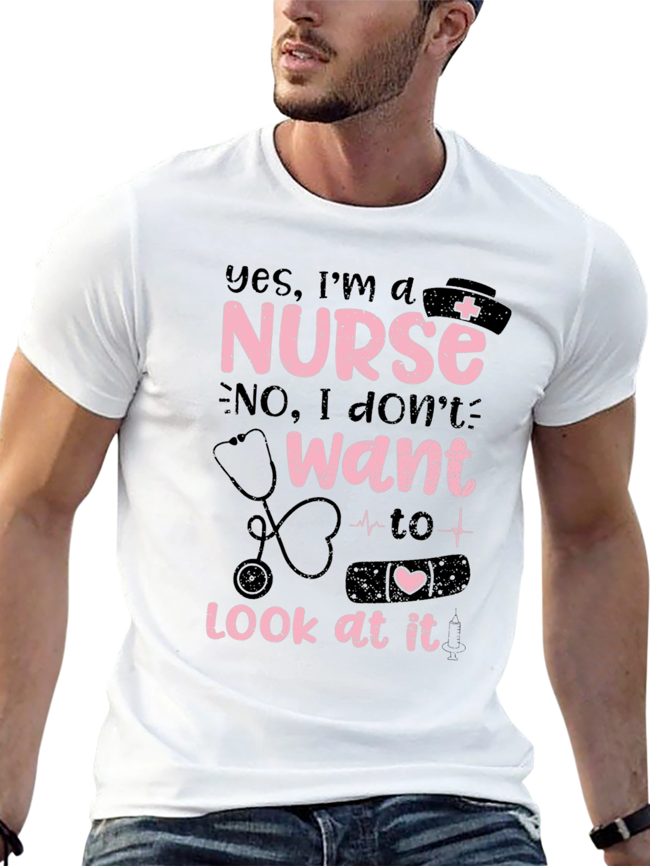 Funny Nurse T-Shirt - Yes Im a Nurse Design