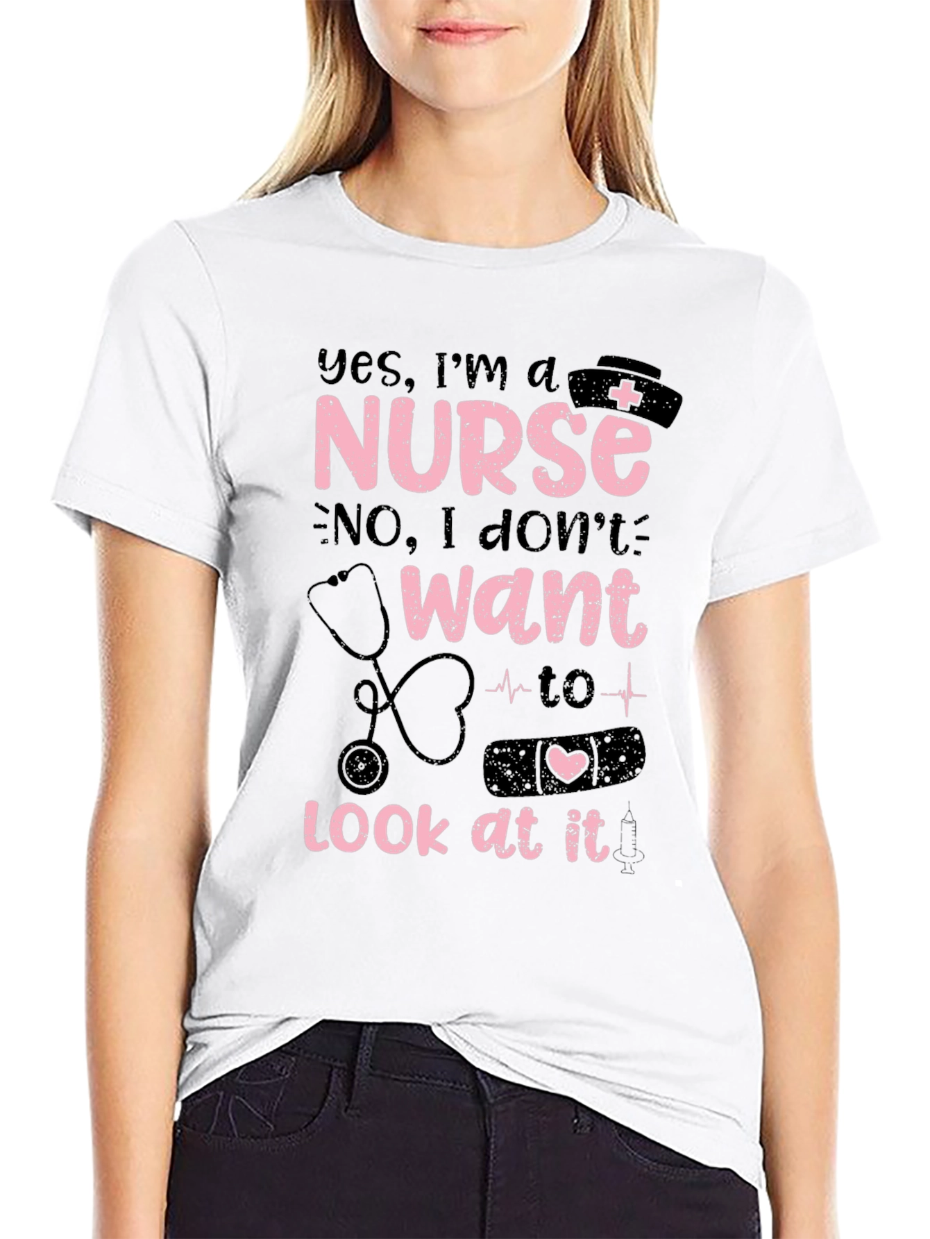 Funny Nurse T-Shirt - Yes Im a Nurse Design