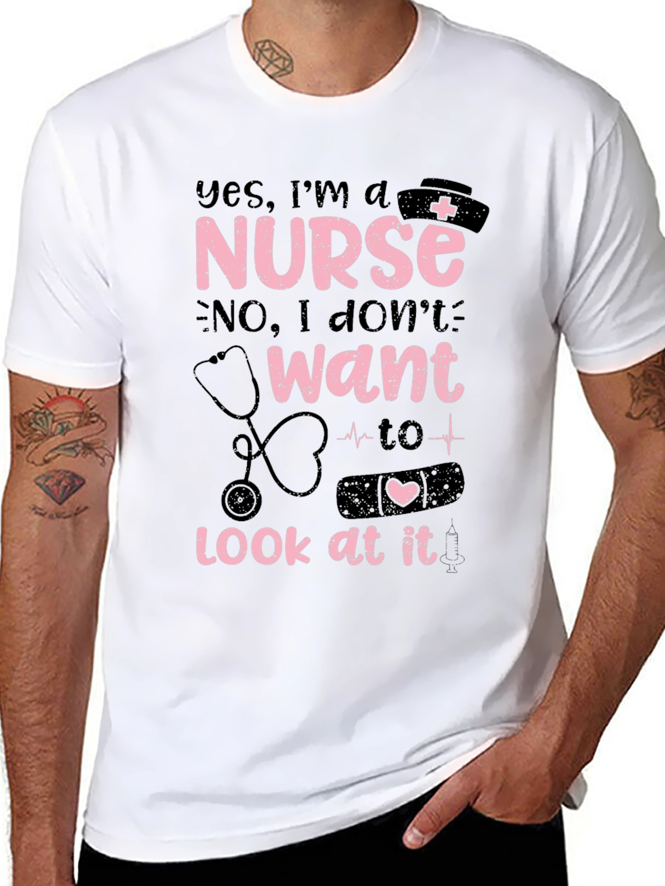 Funny Nurse T-Shirt - Yes Im a Nurse Design