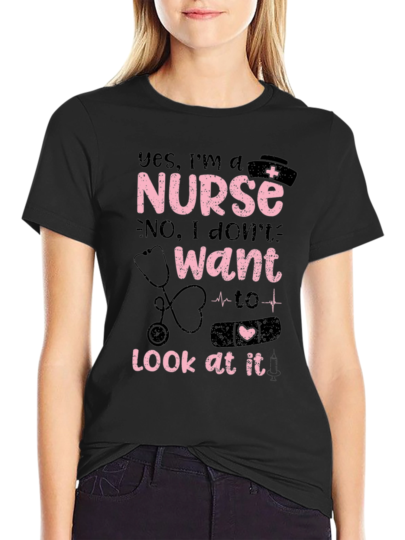 Funny Nurse T-Shirt - Yes Im a Nurse Design