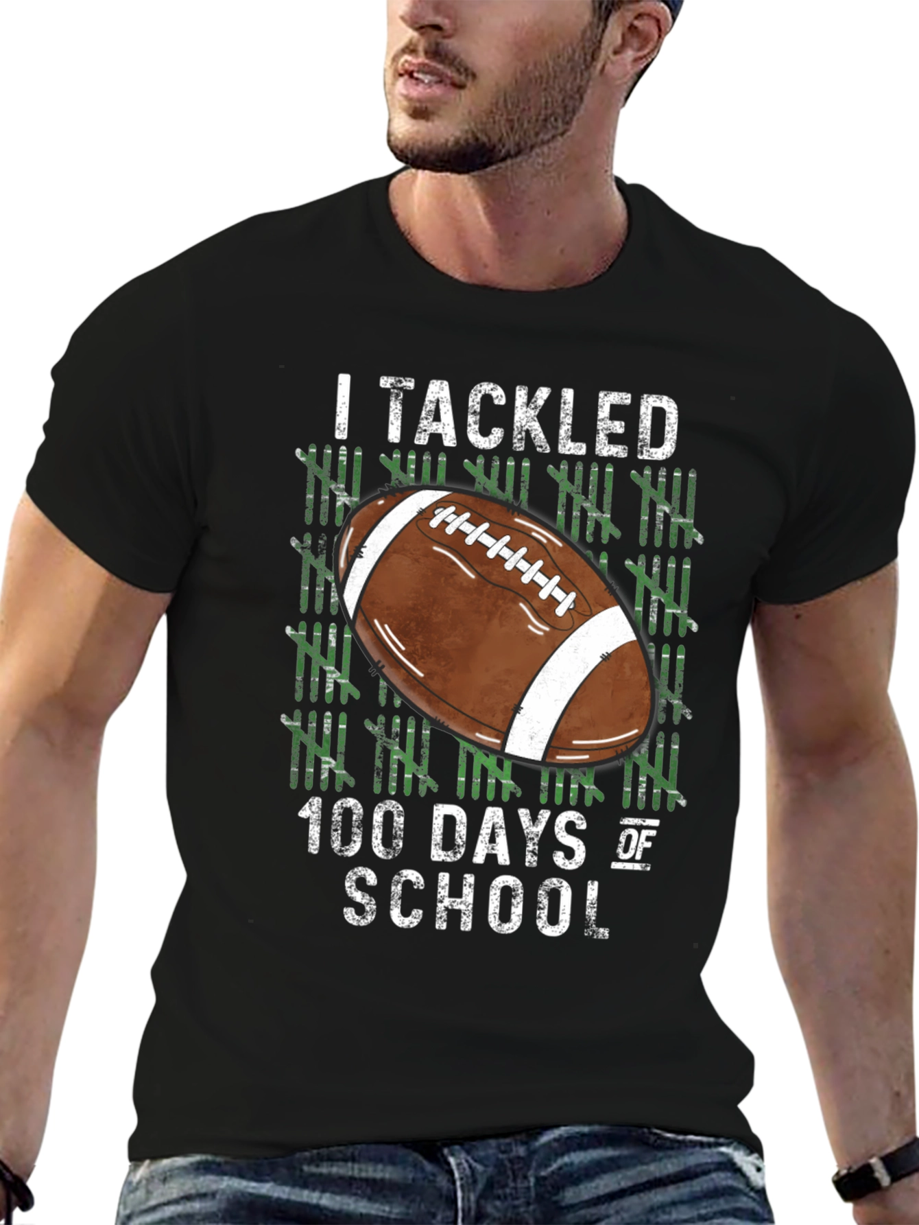 I Tackled 100 Days of School T-Shirt