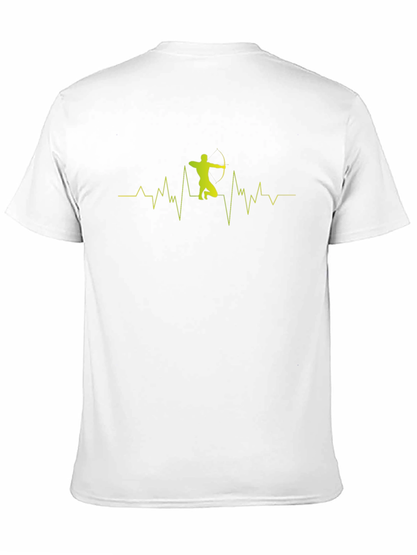 Archery Heartbeat T-Shirt - Black Cotton Tee